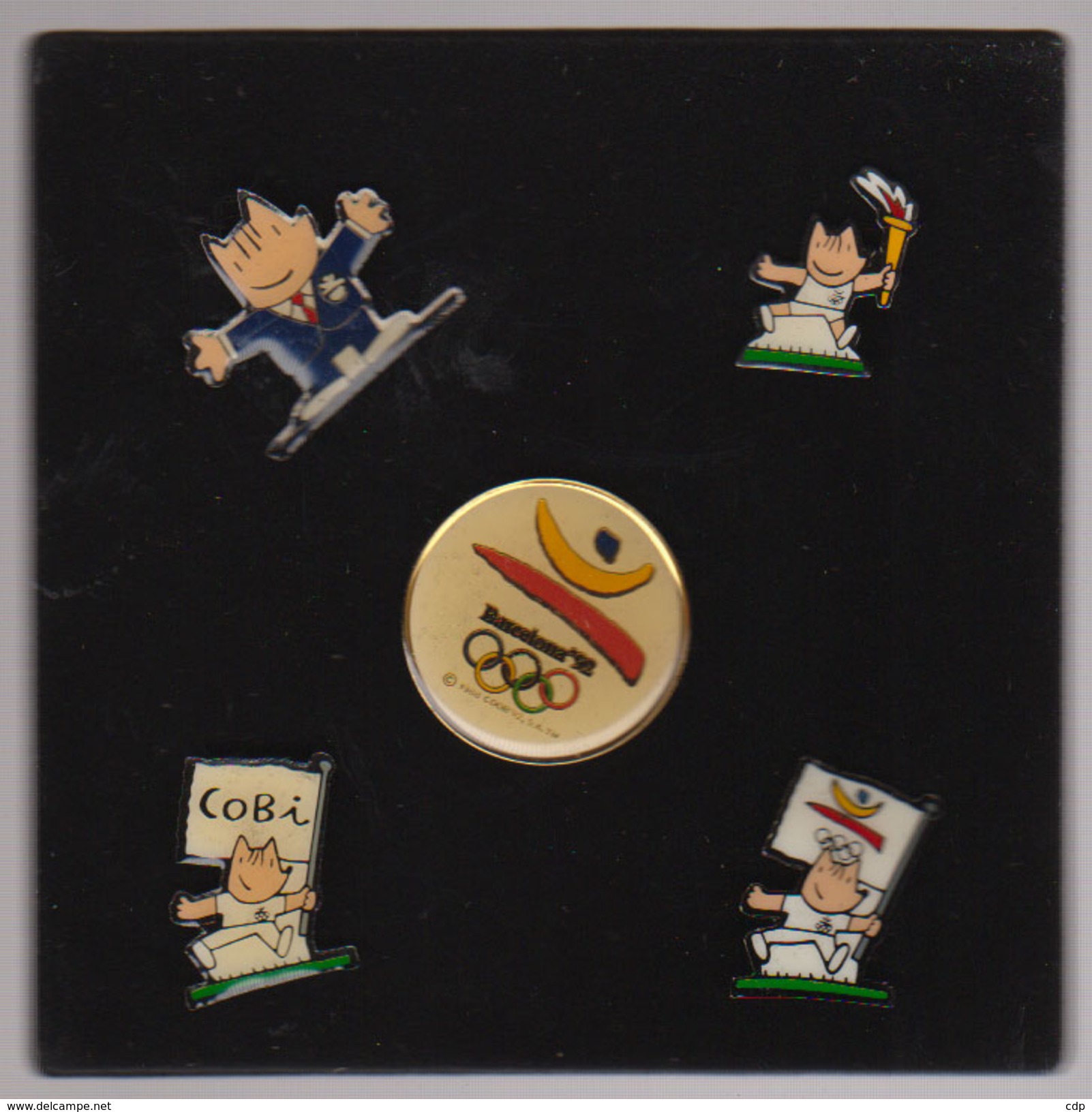 Lot 5 Pins Barcelone 1992 - Olympische Spelen