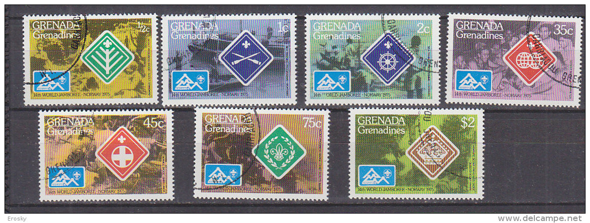 B1782 - GRENADA GRENADINES Yv N°82/88 SCOUTISME - Grenada (1974-...)
