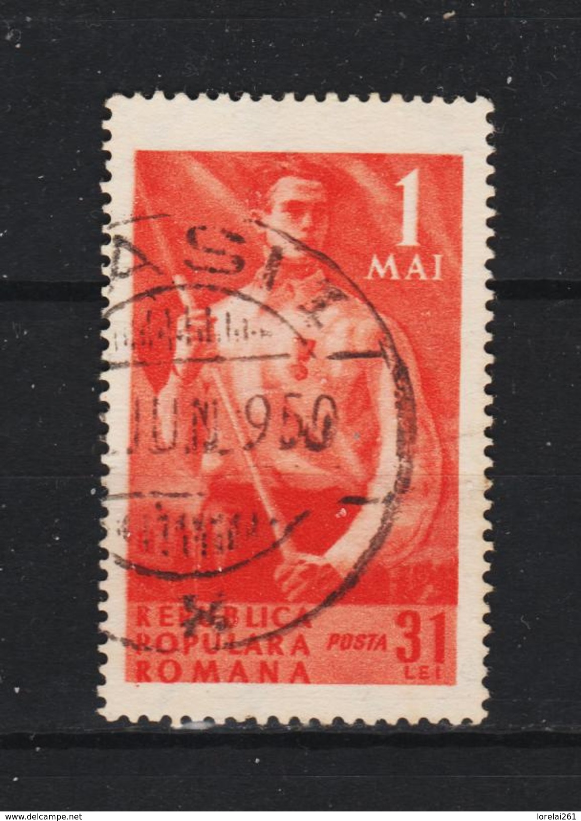 1950 - ROMANIA  Mi No 1208   1 MAI - Gebraucht