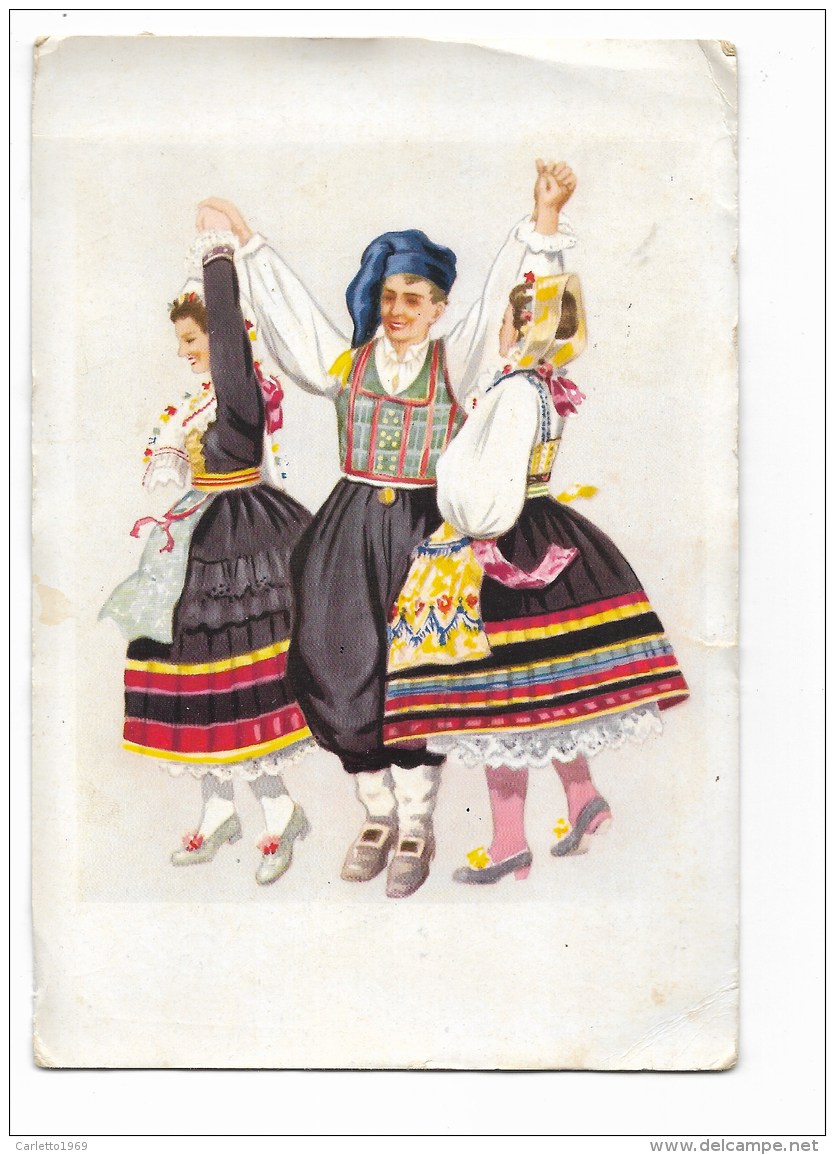 CROATIAN NATIONAL DANCES ILLUSTRATA VLADIMIR KIRIN VIAGGIATA FG - Dans