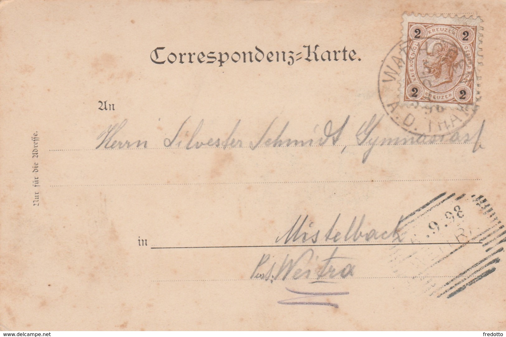 Gruss Aus Waidhofen A.d.Thaya.1898 - Waidhofen An Der Thaya