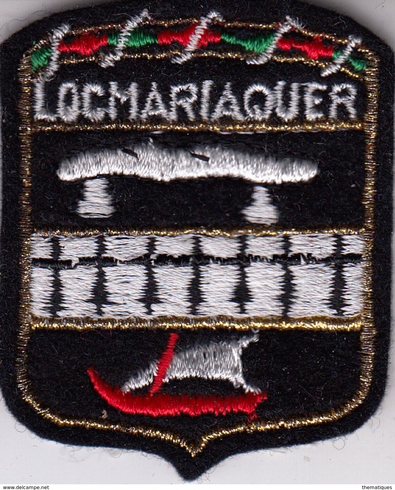 Thematiques Ecussons Blasons Armoiries Pays France Region 56 Morbihan Locmariaquer - Patches