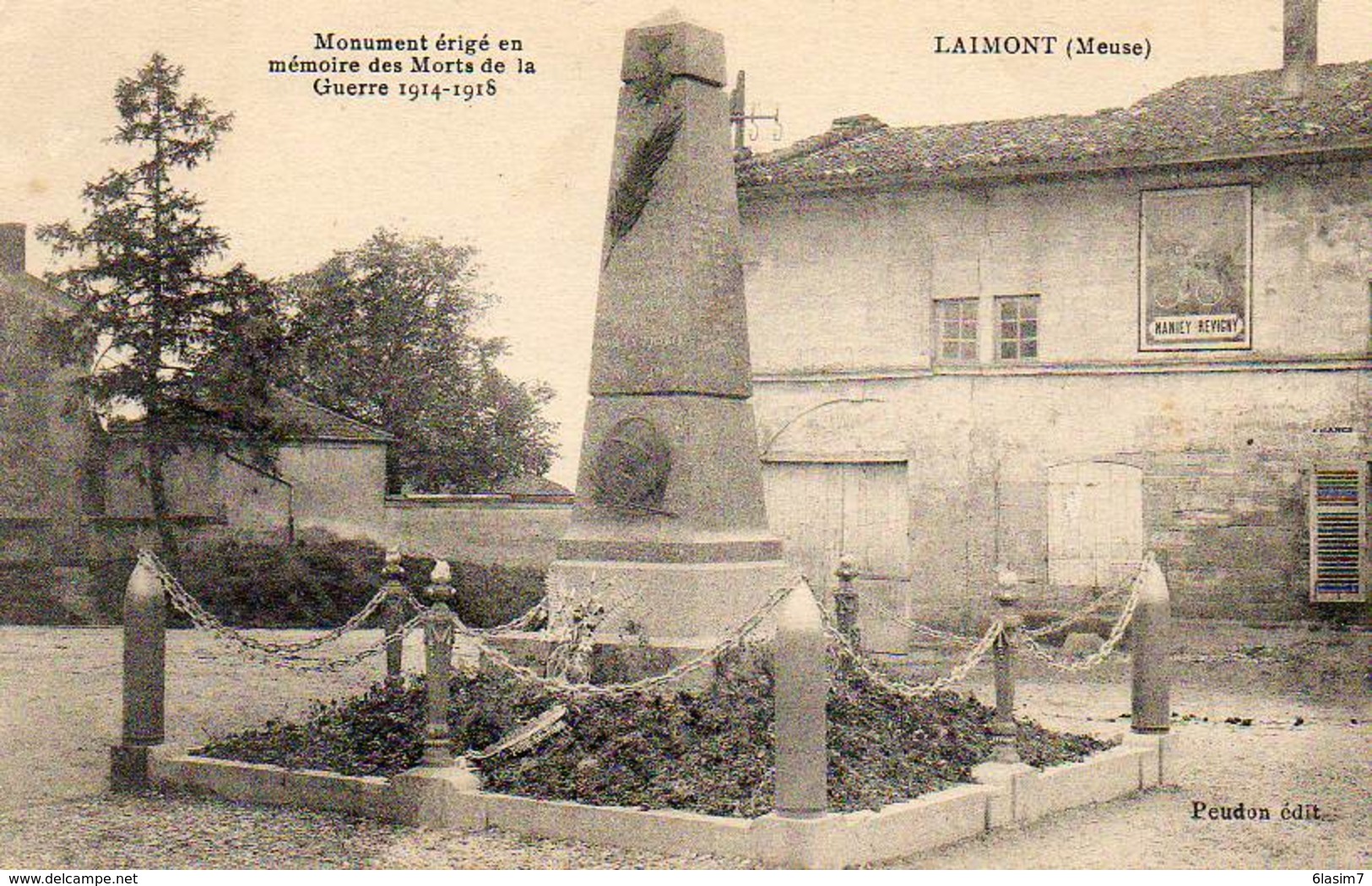 CPA - LAIMONT (55) - Aspect Du Quartier Du Monument Aux Morts Dans Les Années 20 - Otros & Sin Clasificación