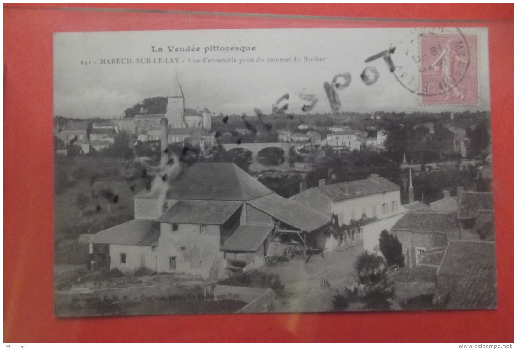 Cp  Mareuil Sur Le Lay Vue D'ensemble Prise Du Sommet Du Rocher N 141 - Mareuil Sur Lay Dissais