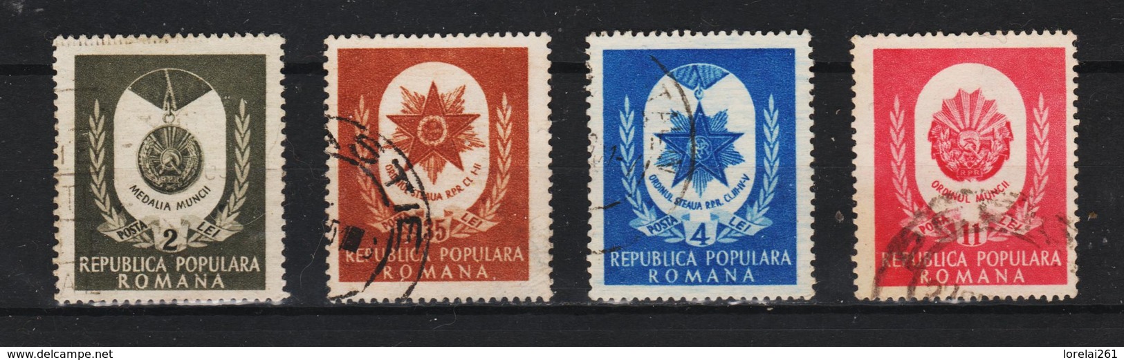 1951, COMMEMORATION DE 1er MAI MI No 1255A /1258A  Et Yv 1142/1145 - Gebraucht