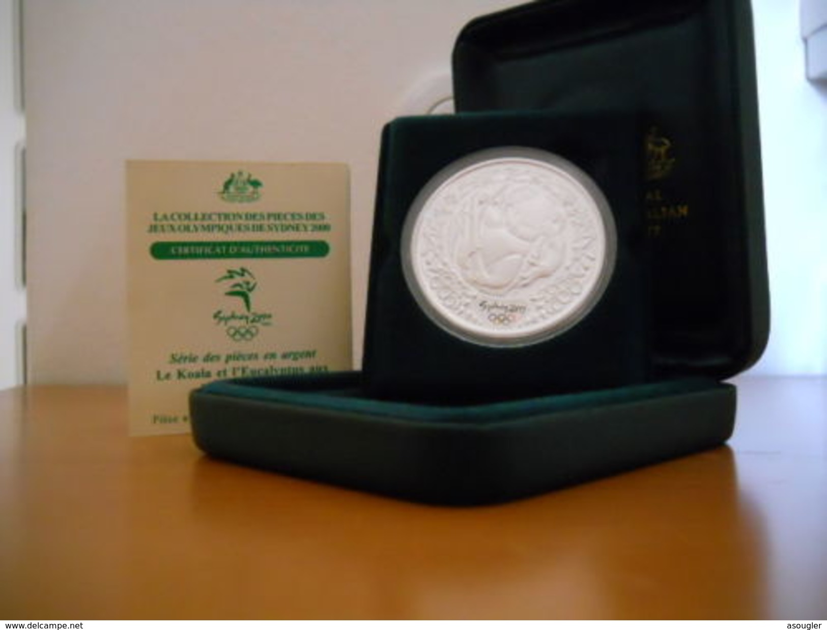 AUSTRALIA 5 $ DOLLARS 2000 SILVER PROOF OLYMPIC GAMES SYDNEY - Münz- Und Jahressets