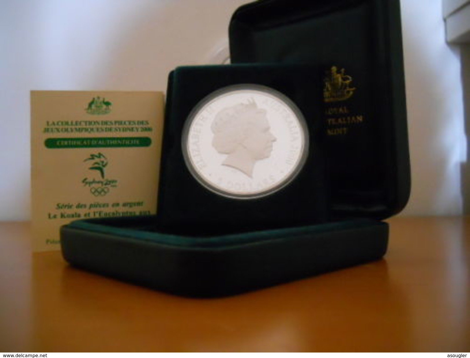 AUSTRALIA 5 $ DOLLARS 2000 SILVER PROOF OLYMPIC GAMES SYDNEY - Sets Sin Usar &  Sets De Prueba