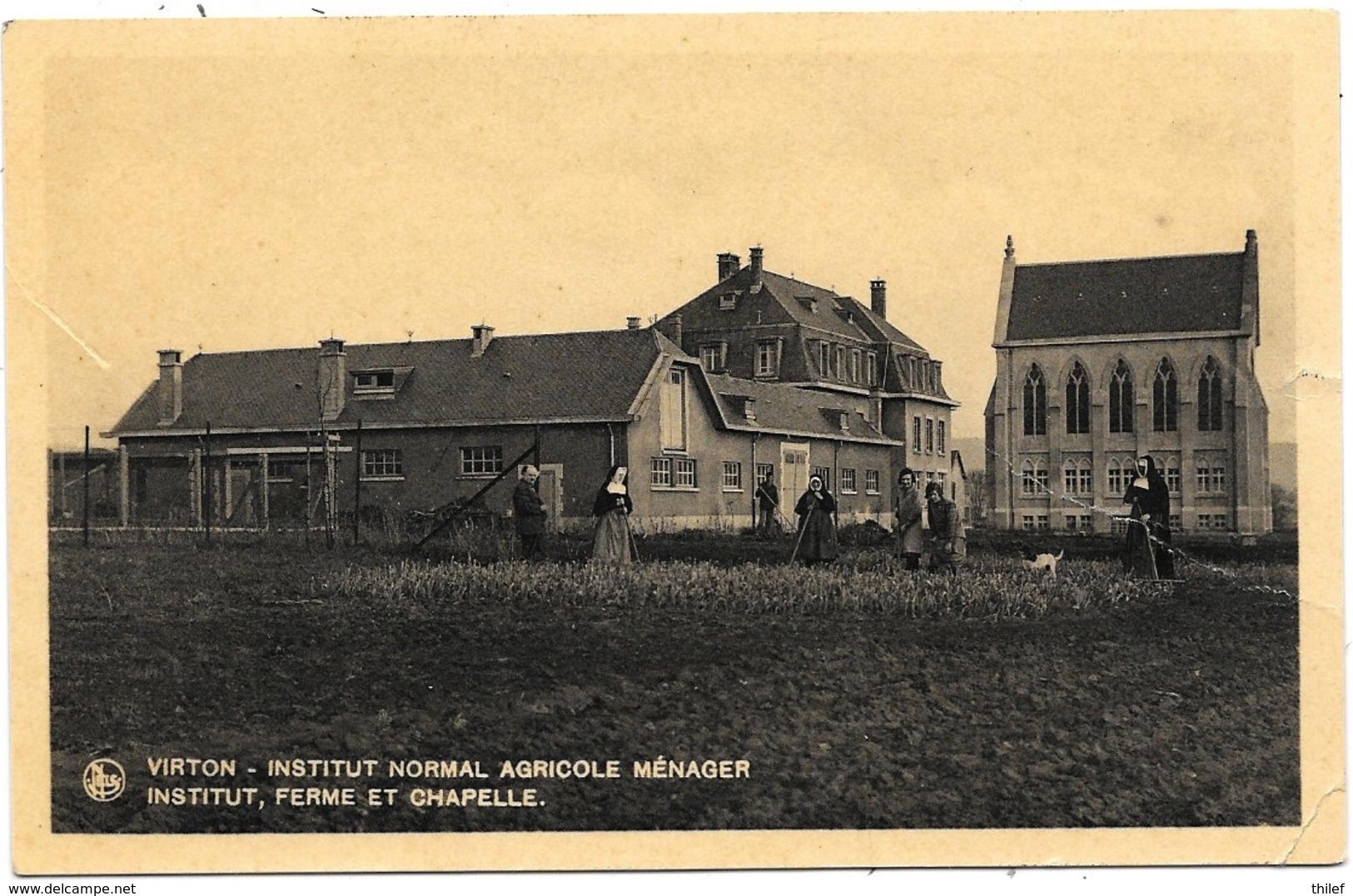 Virton NA23: Institut Normal Agricole Ménager. Institut, Ferme Et Chapelle - Virton