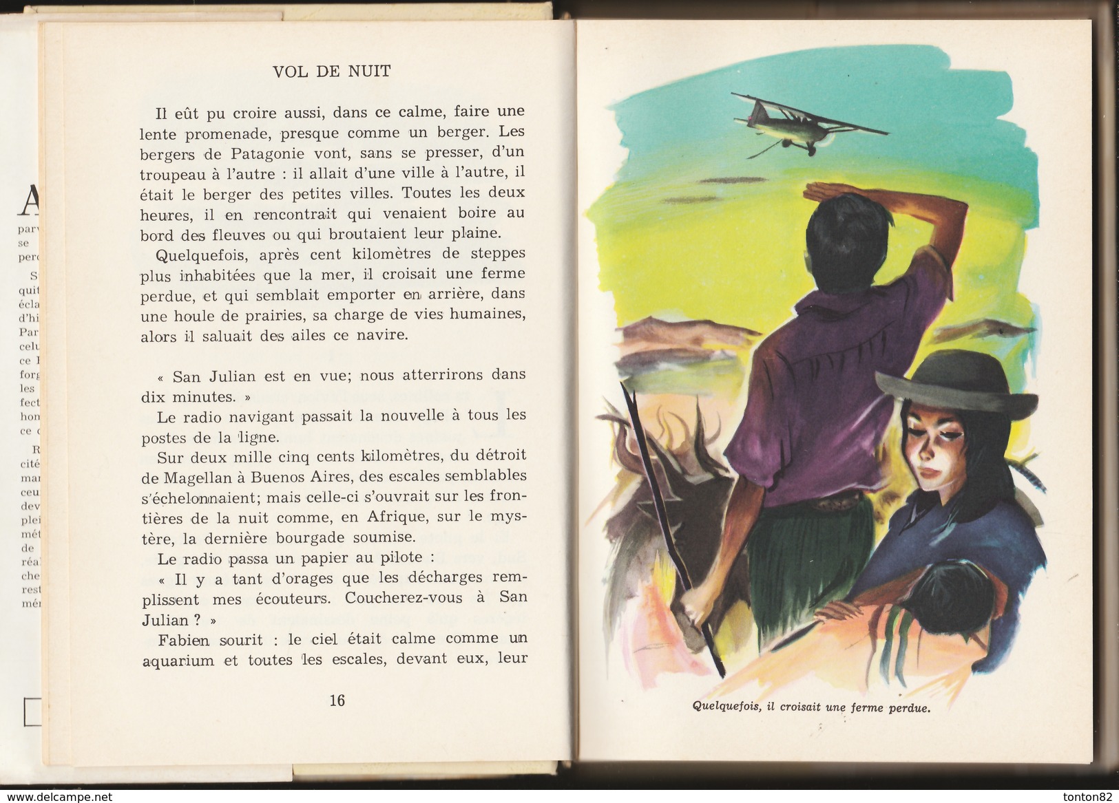 Antoine De Saint-Exupéry - Vol De Nuit - Idéal Bibliothèque N° 112 - ( 1958 ) . - Ideal Bibliotheque