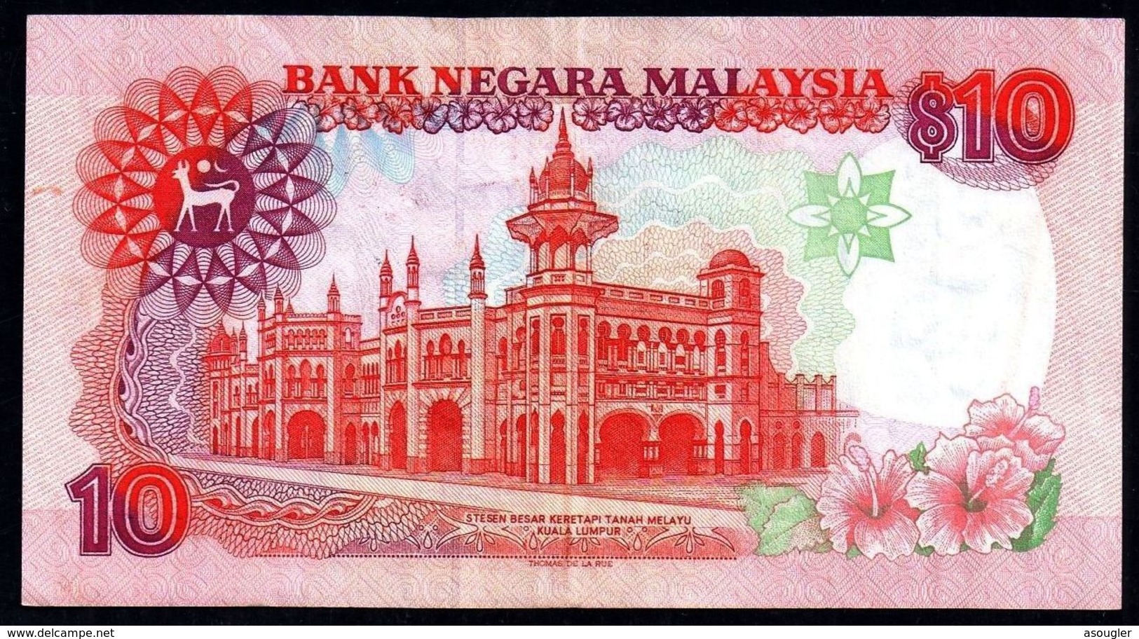 MALAYSIA 10 Ringgit ND 1989 P-29 FV - Malasia