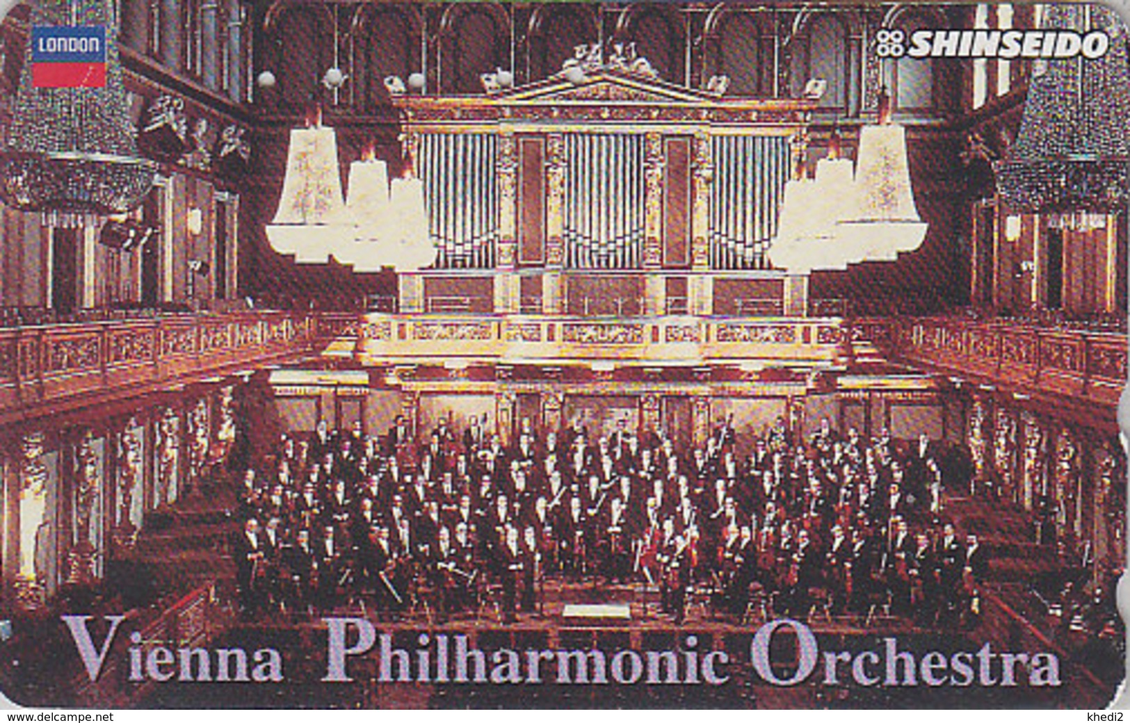 Télécarte JAPON / 110-011 - MUSIQUE - WIENER PHILHARMONIKER & ORGUE Orgel Organ - JAPAN Phonecard AUSTRIA Rel - Musik