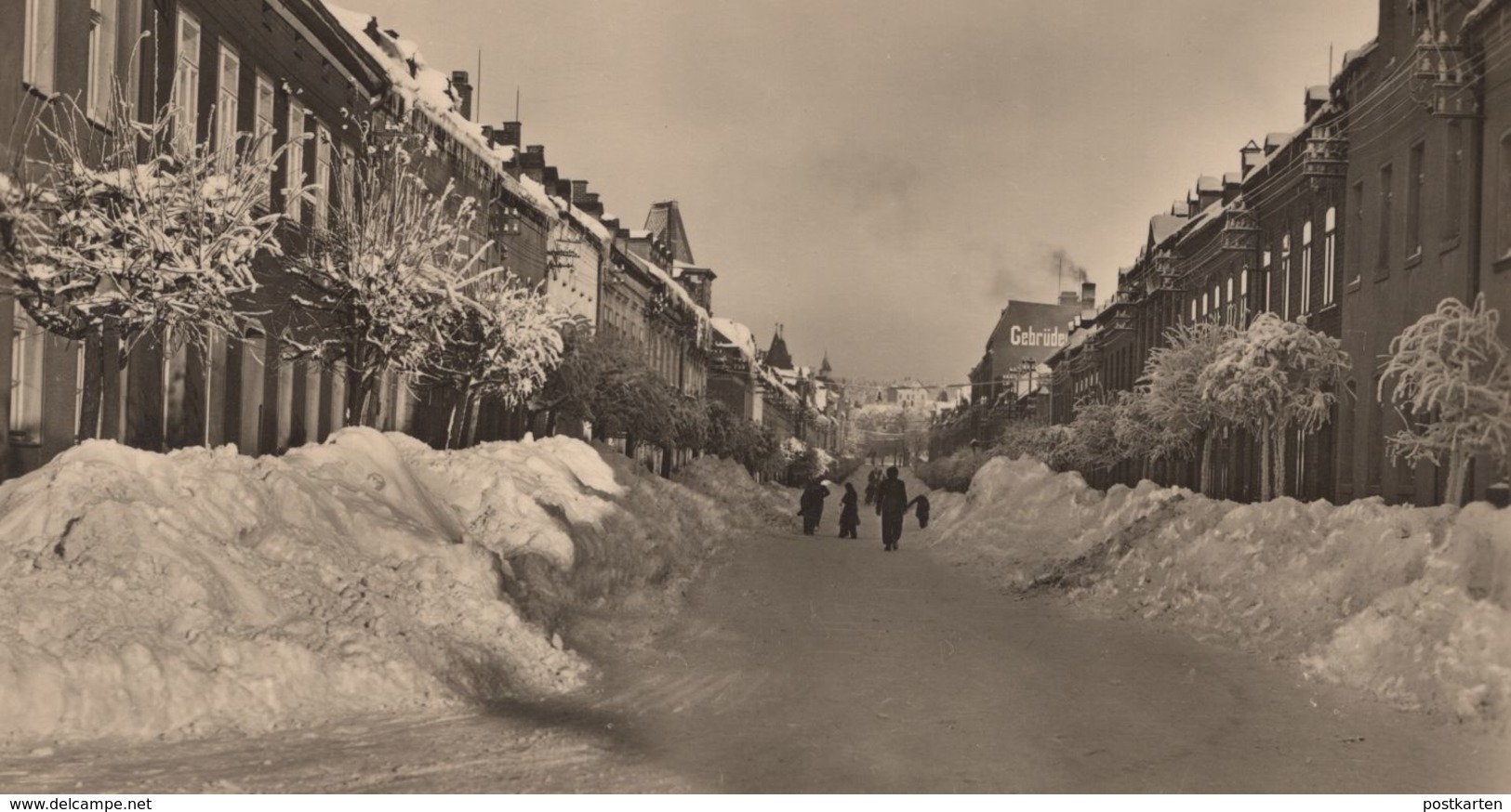 ALTE POSTKARTE SCHÖNECK VOGTLAND DR. KÜLZ-STRASSE Winter Schnee Snow Cpa AK Ansichtskarte Postcard - Vogtland