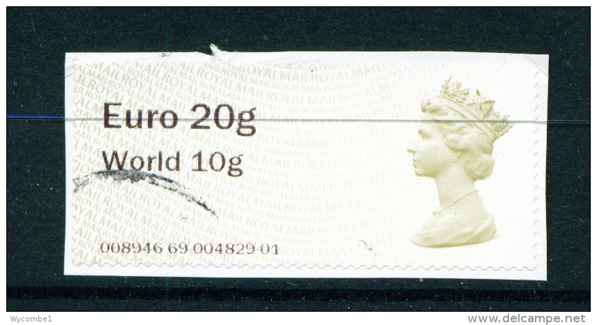 GREAT BRITAIN -  Post And Go Label On Piece   Variety As Shown In Scan - Post & Go Stamps