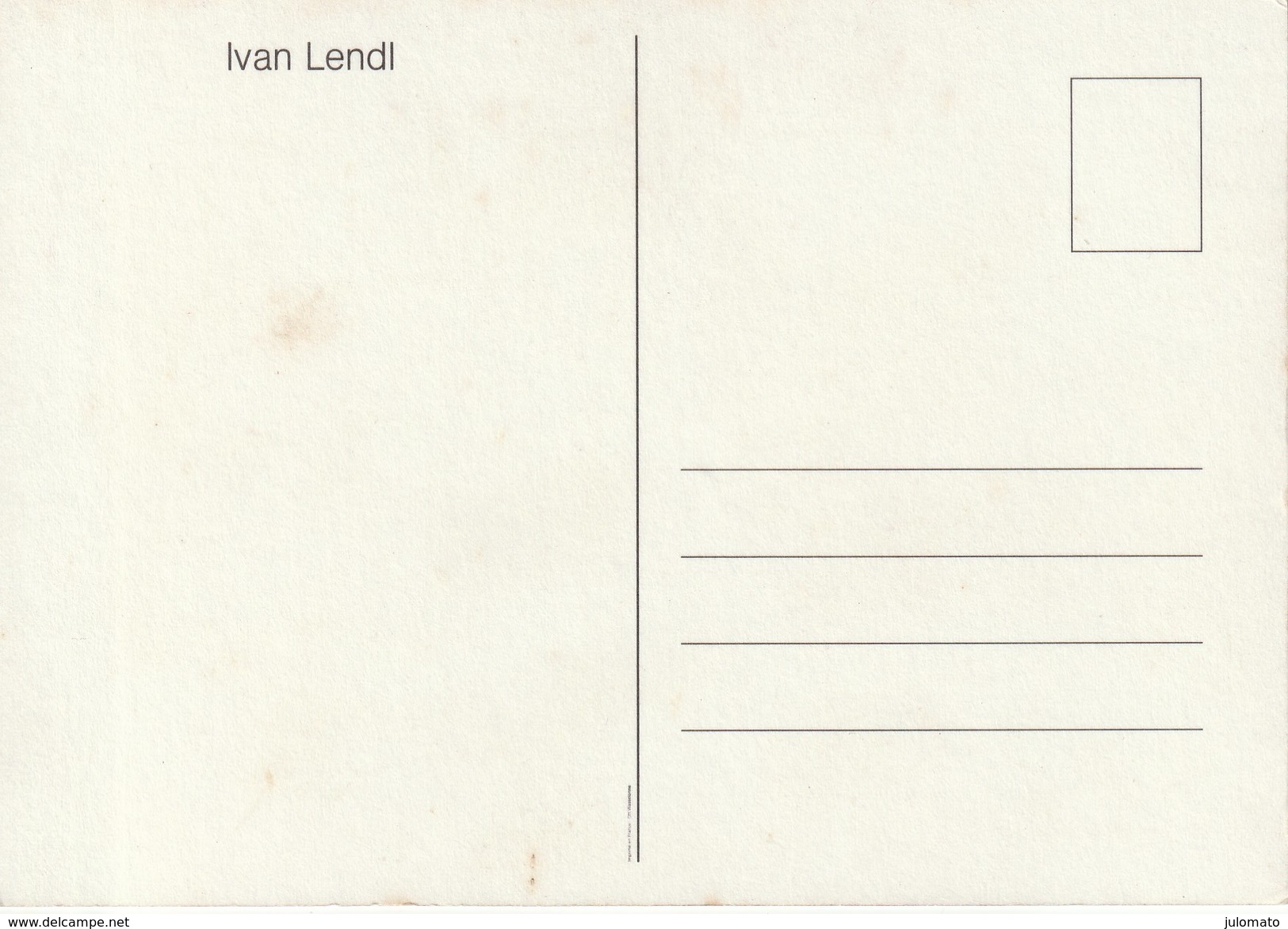 IVAN LENDL - Tennis