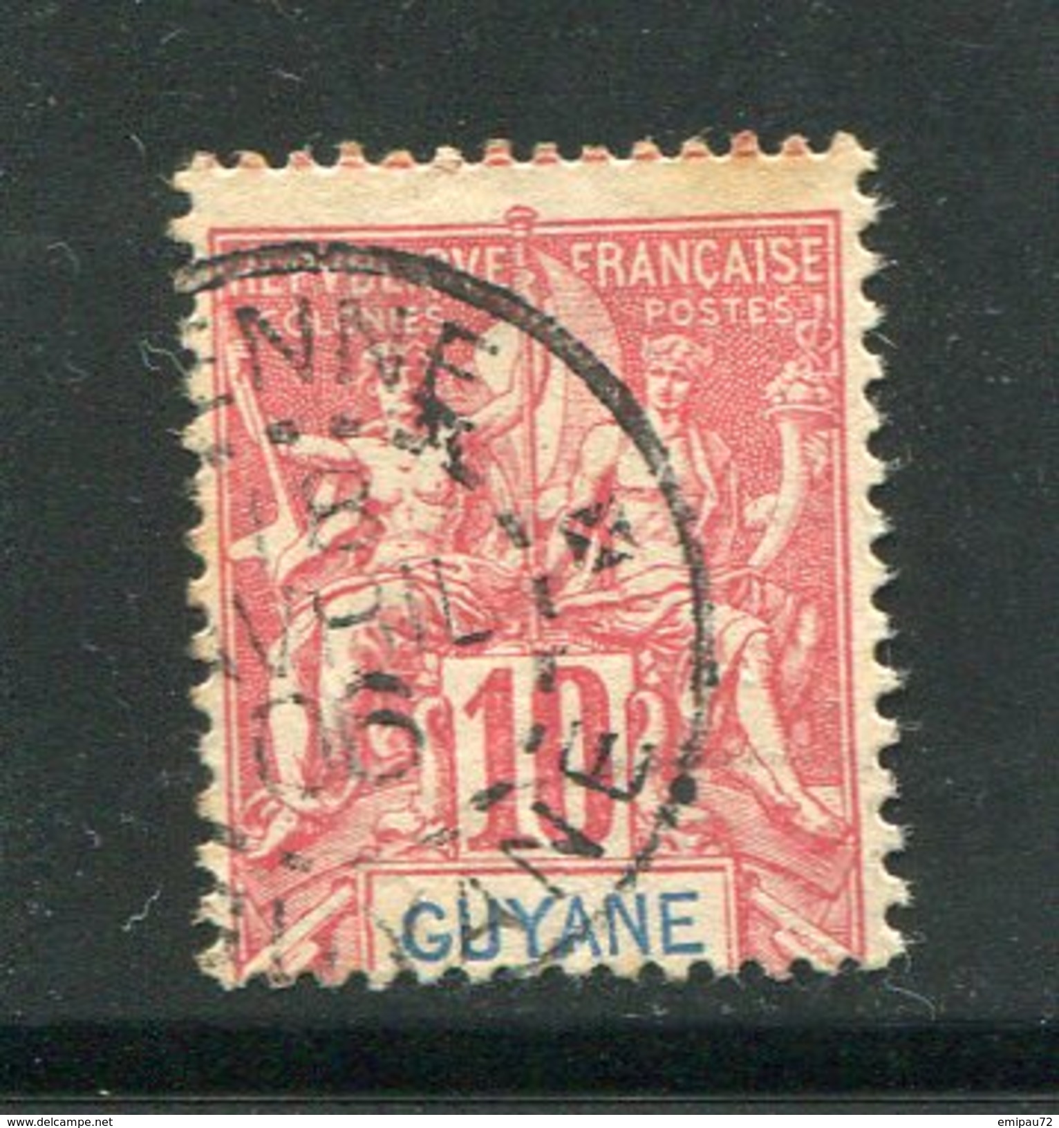 GUYANE- Y&T N°44- Oblitéré - Used Stamps