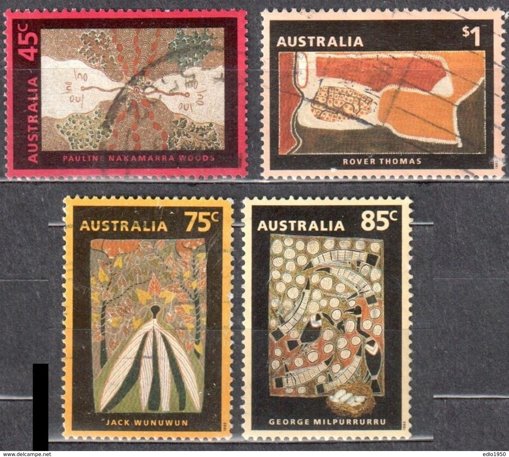 Australia 1993 - Mi.1331-34 - Used - Gebraucht