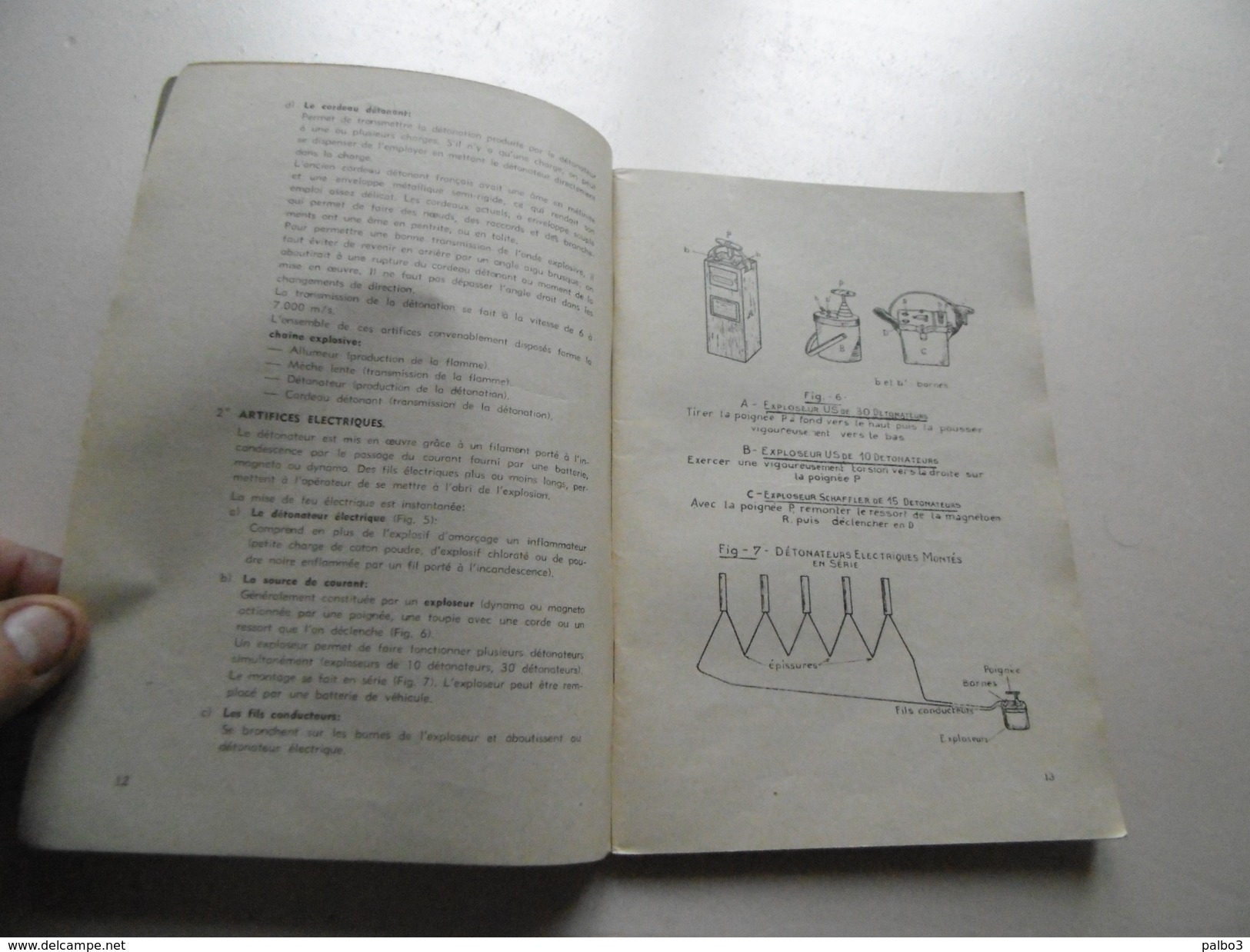 Manuel Explosifs Mines Allemande Pieges Gaz De Combat Indochine Edition 1953 Genie - Autres & Non Classés