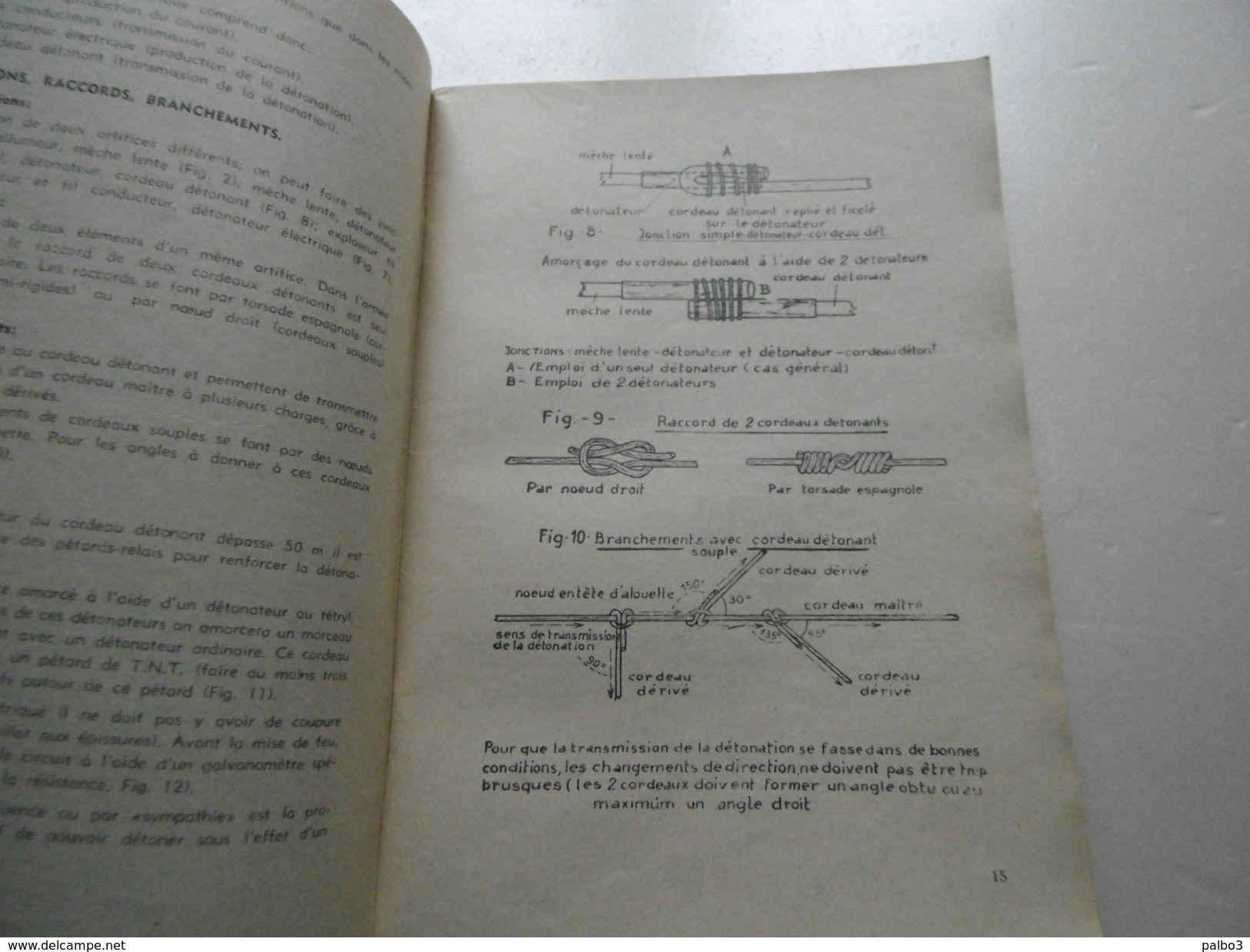 Manuel Explosifs Mines Allemande Pieges Gaz De Combat Indochine Edition 1953 Genie - Altri & Non Classificati