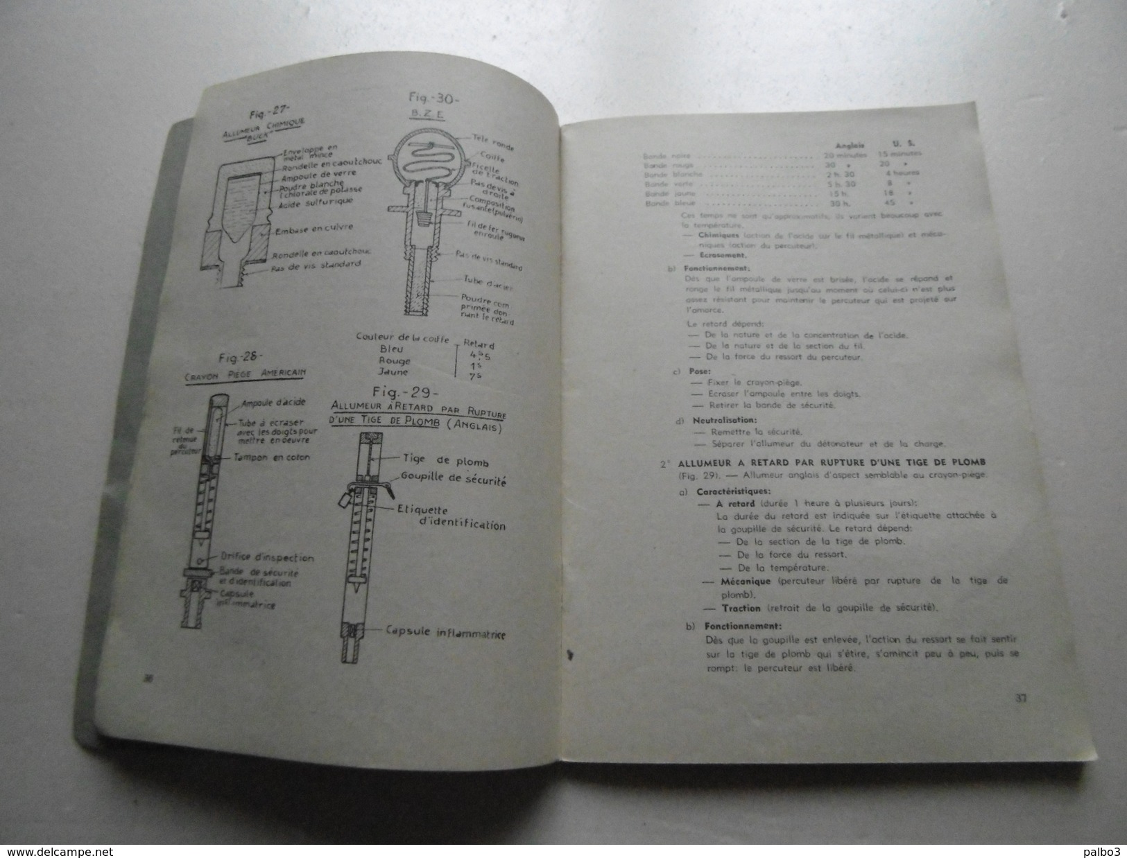 manuel explosifs mines allemande pieges gaz de combat indochine edition 1953 genie