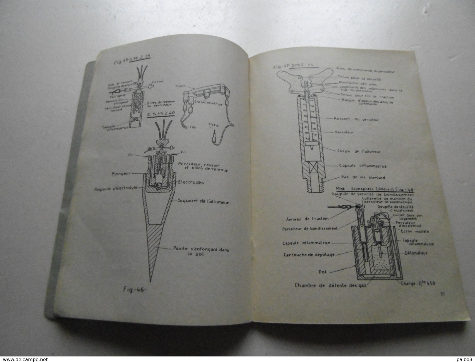 manuel explosifs mines allemande pieges gaz de combat indochine edition 1953 genie