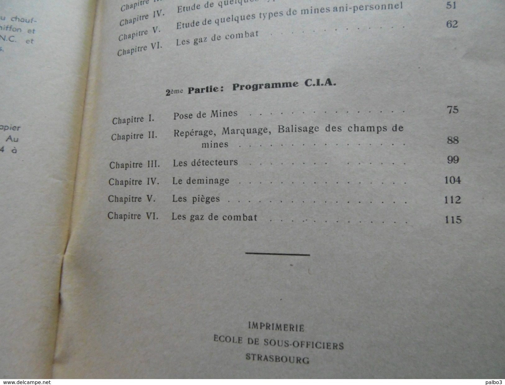 manuel explosifs mines allemande pieges gaz de combat indochine edition 1953 genie