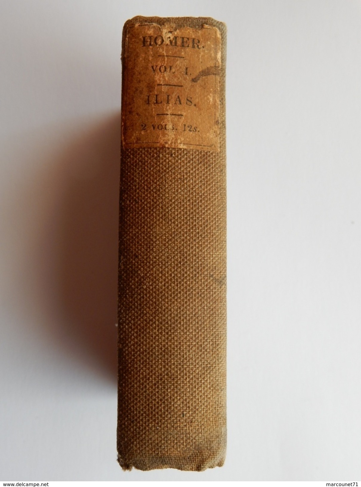 ANCIEN PETIT LIVRE HOMÈRE LA PLEIDADE 1831 CAROLUS WHITTINGHAM - La Pléiade