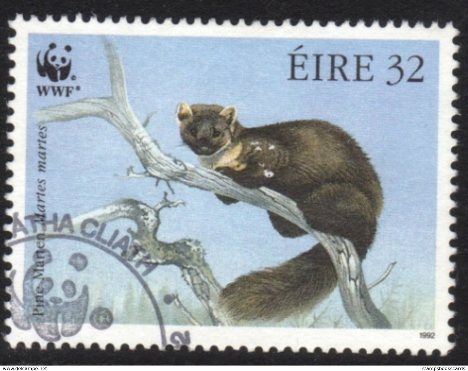 Ireland Pine Martin Used Stamp - Other & Unclassified