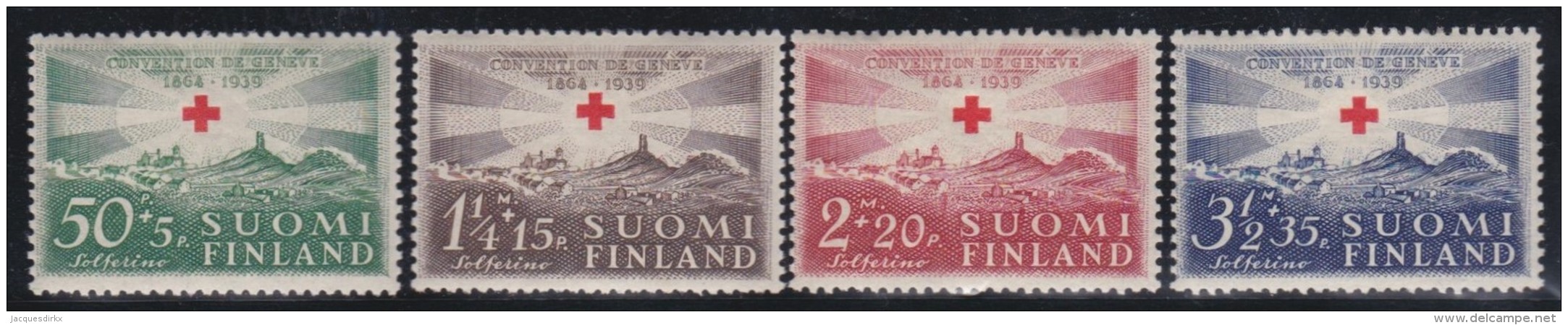 Finland   .     Yvert    209/212           .          *     .      Ongebruikt   .   /   .     Mint-hinged - Ungebraucht