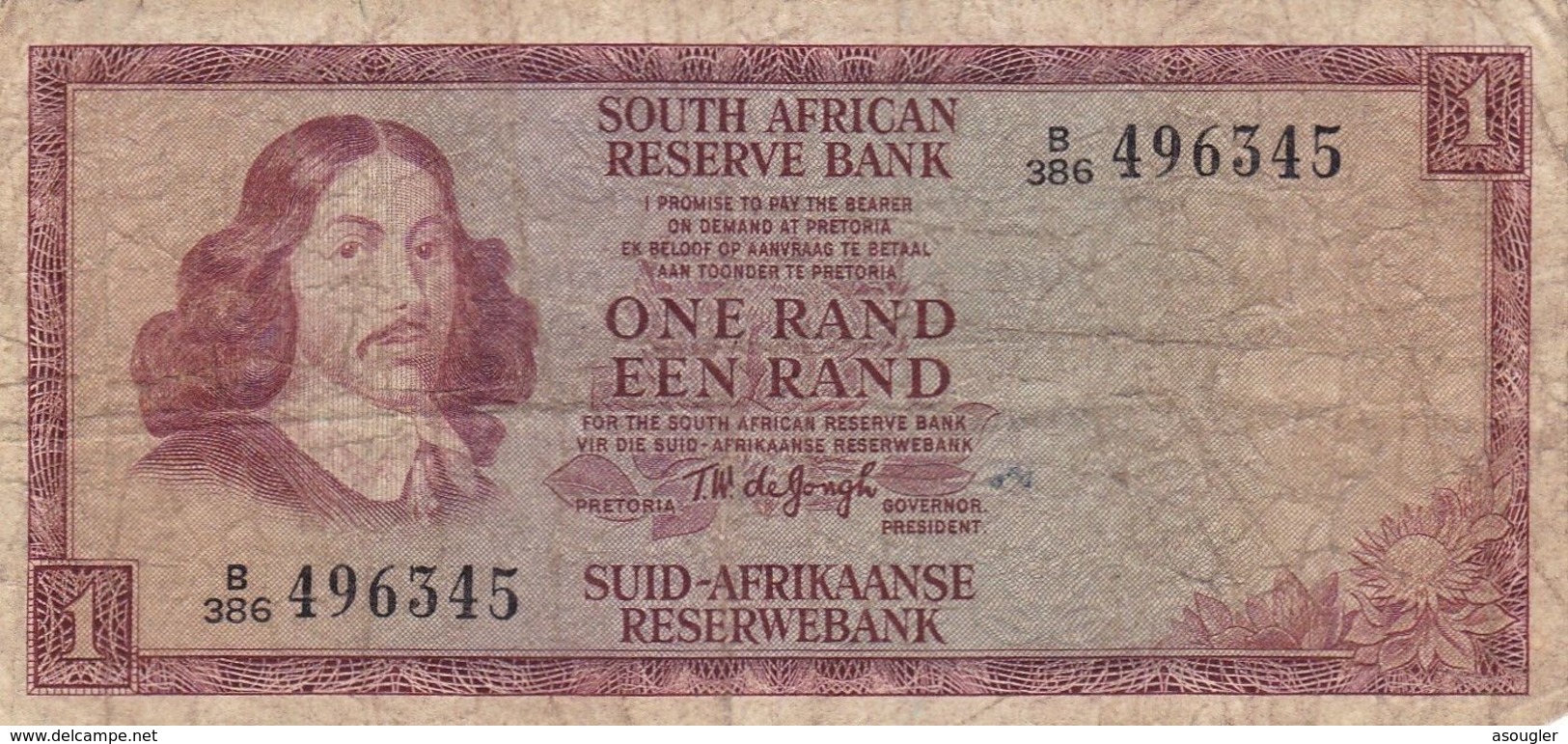 SOUTH AFRICA 1 RAND ND (1975) P-115b G-VG - South Africa