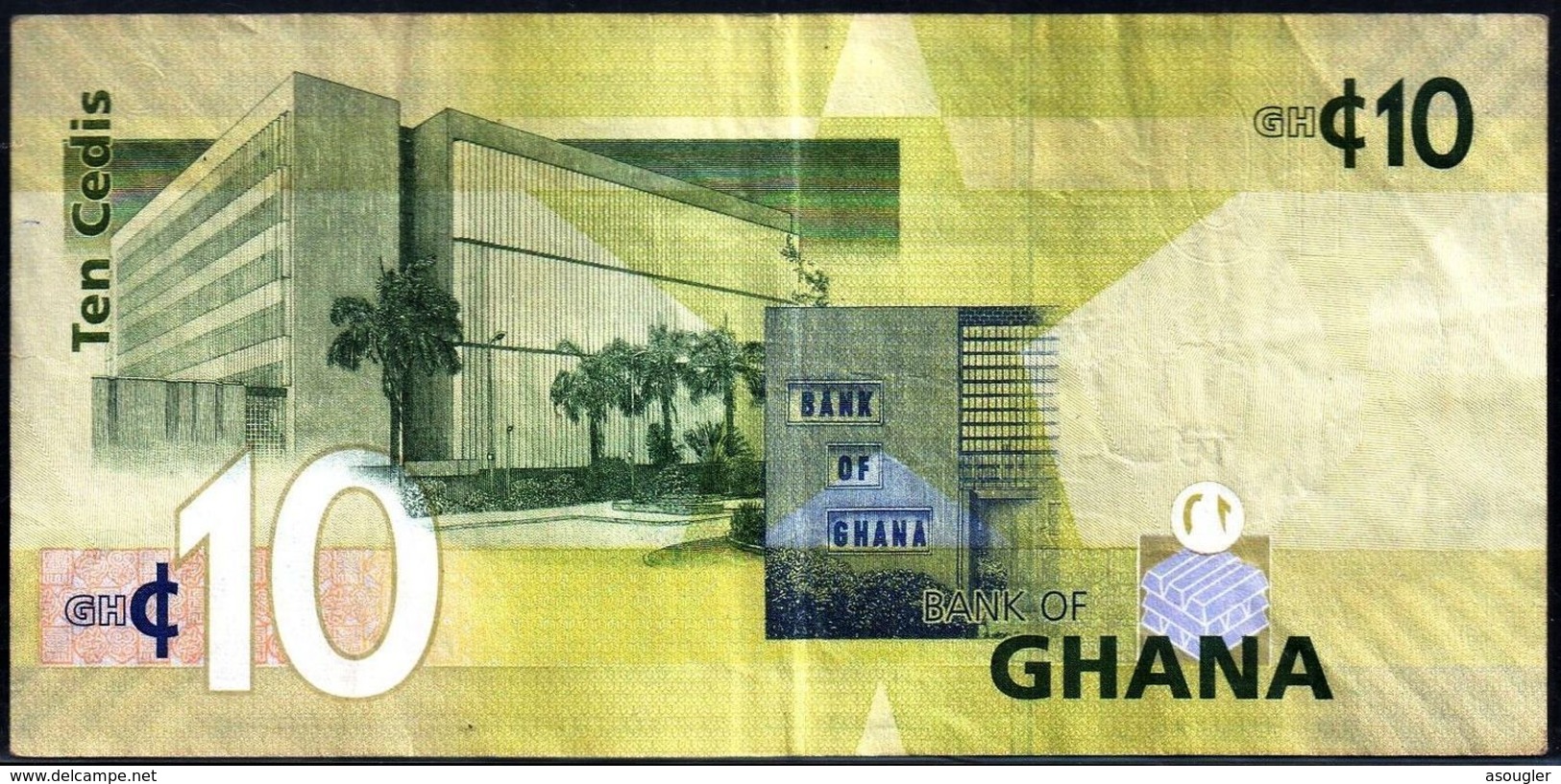 GHANA 10 CEDIS 1-7-2014 VG - F - Ghana