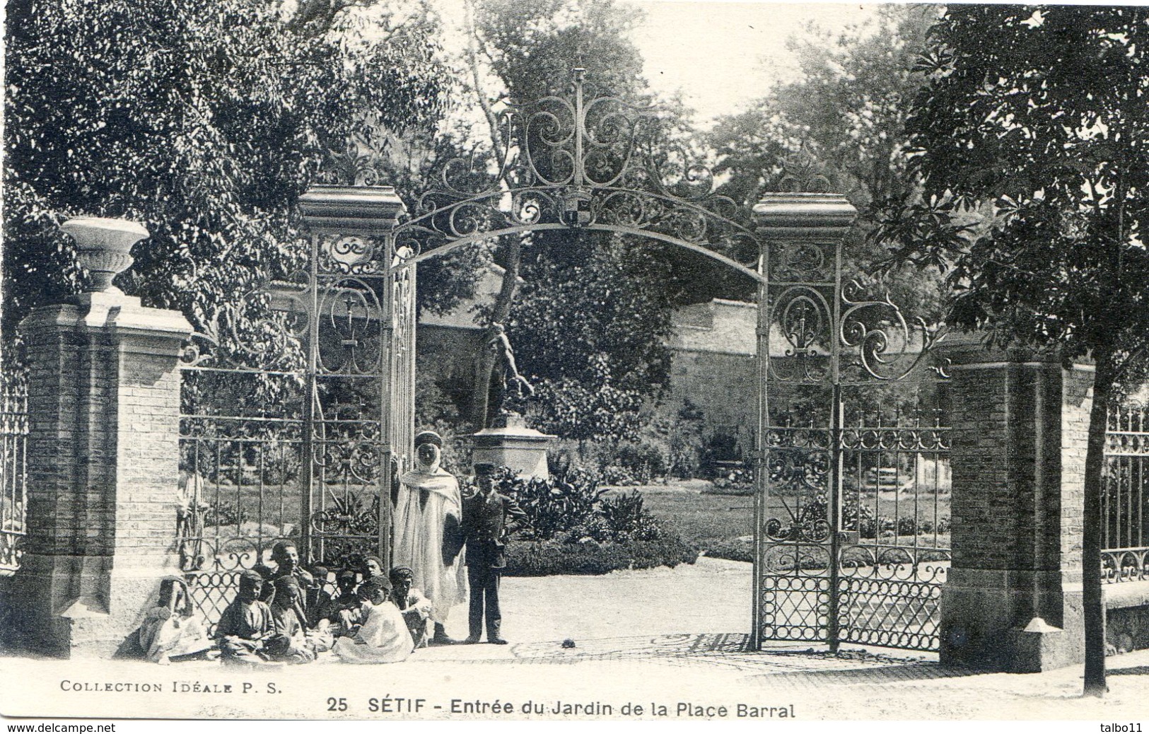 Algérie - Sétif - Entrée Du Jardin De La Place Barral - Sétif