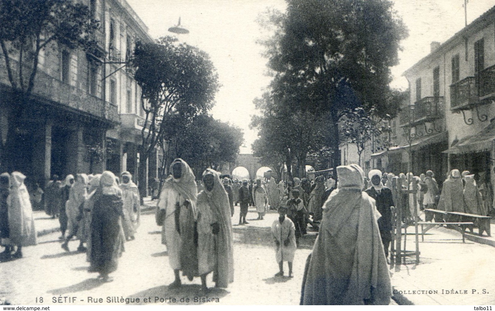 Algérie - Sétif - Rue Sillègue Et Porte De Biskra - Sétif