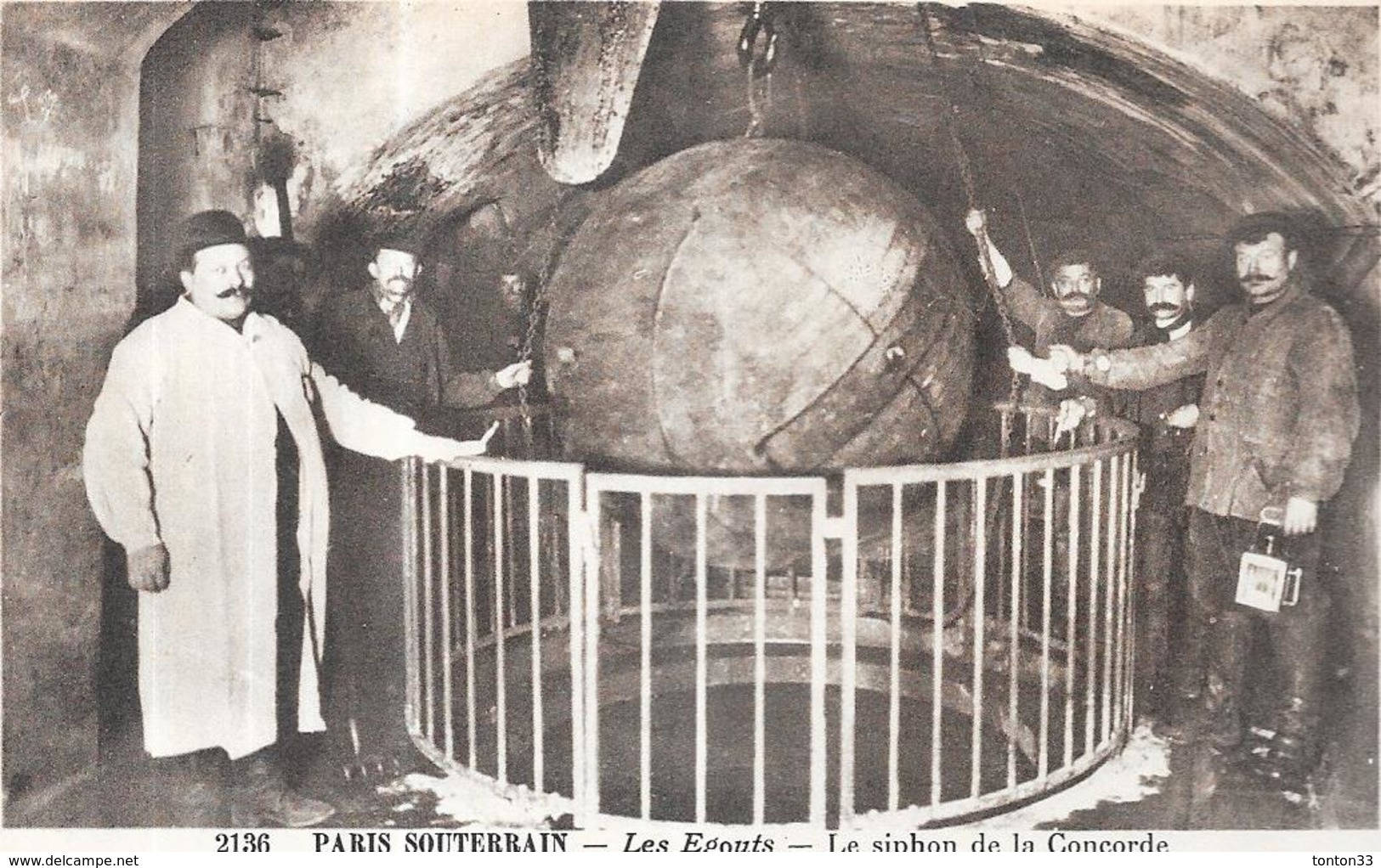 DEPT 75 - PARIS SOUTERRAIN - Les Egouts - Le Siphon De La Concorde - VAN4 - - Autres Monuments, édifices