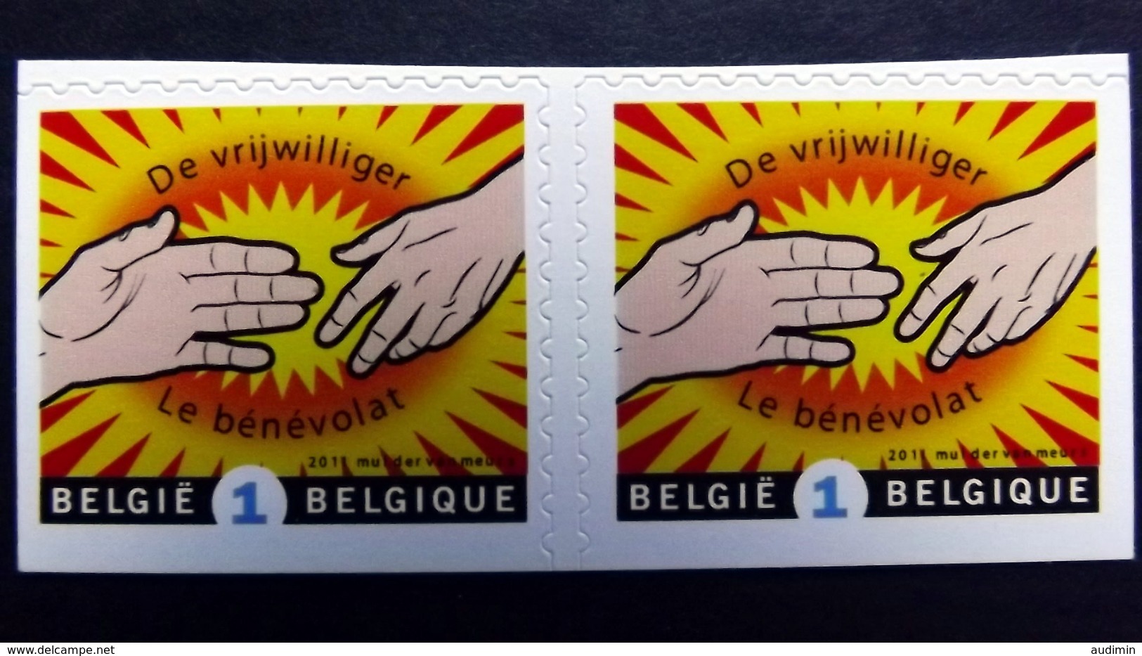 Belgien 4149 El,Er **/mnh, Europäisches Jahr Der Freiwilligentätigkeit - Ongebruikt