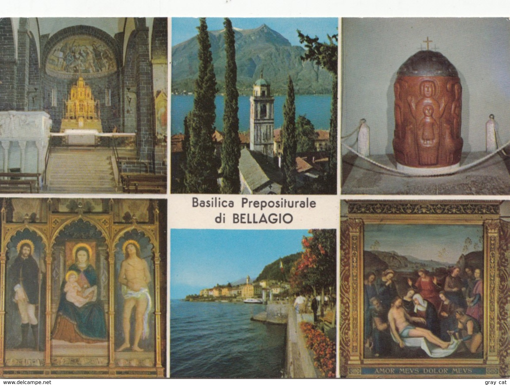 Basilica Prepositurale Di BELLAGIO, Unused Postcard [19508] - Como