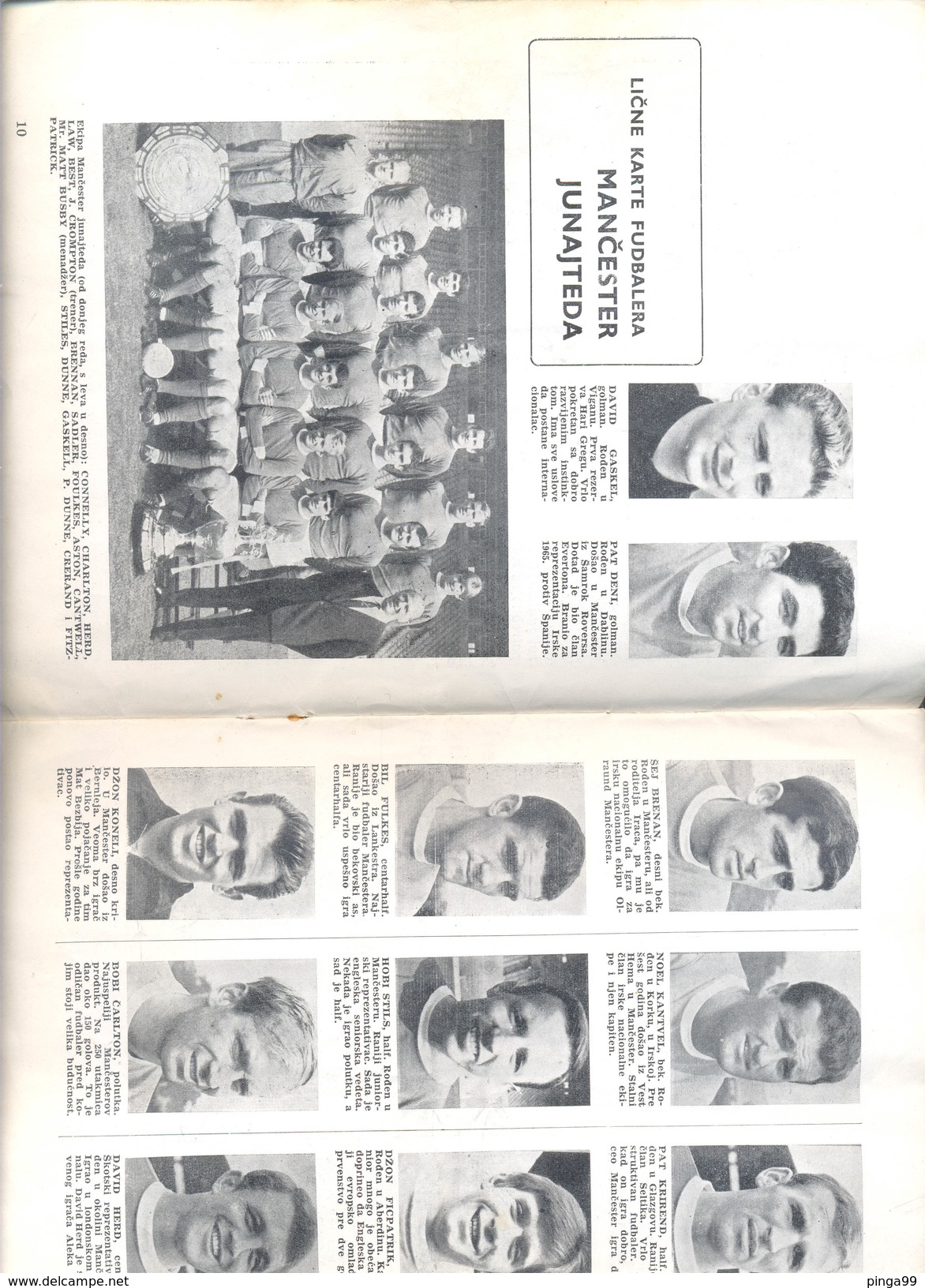 Football Soccer  PROGRAMME PARTIZAN BELGRADE Vs MANCHESTER UNITED Semifinal UEFA CHAMPIONS CUP 13.04.1966. RRR - Programs