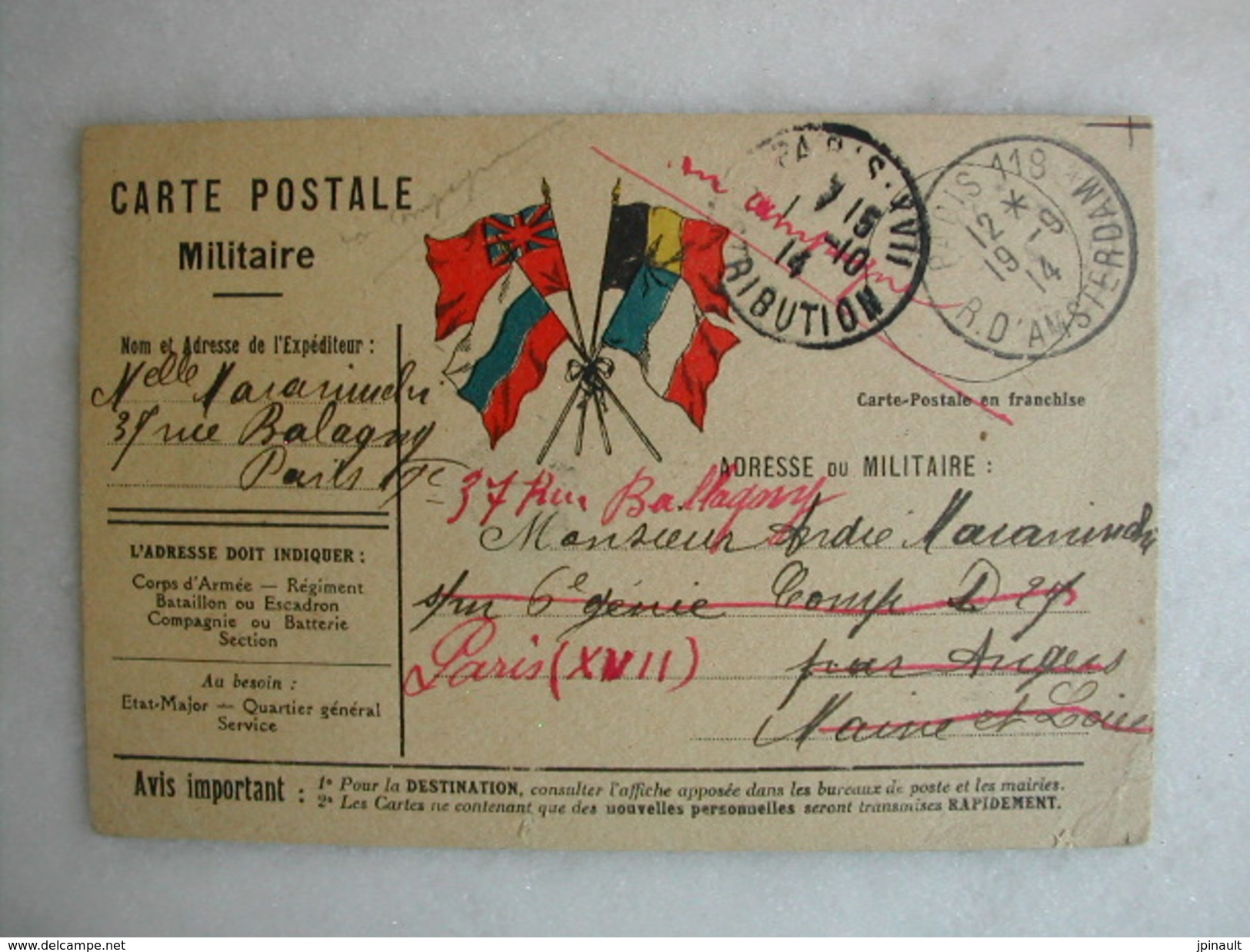 MILITARIA - Carte Postale Militaire - War 1914-18