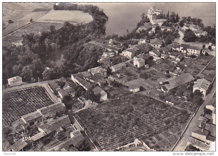 Lagrave - Vue Aérienne - Circulé, Date Illisible, Cachet Hexagonal Perlé Mal Imprimé - Autres & Non Classés