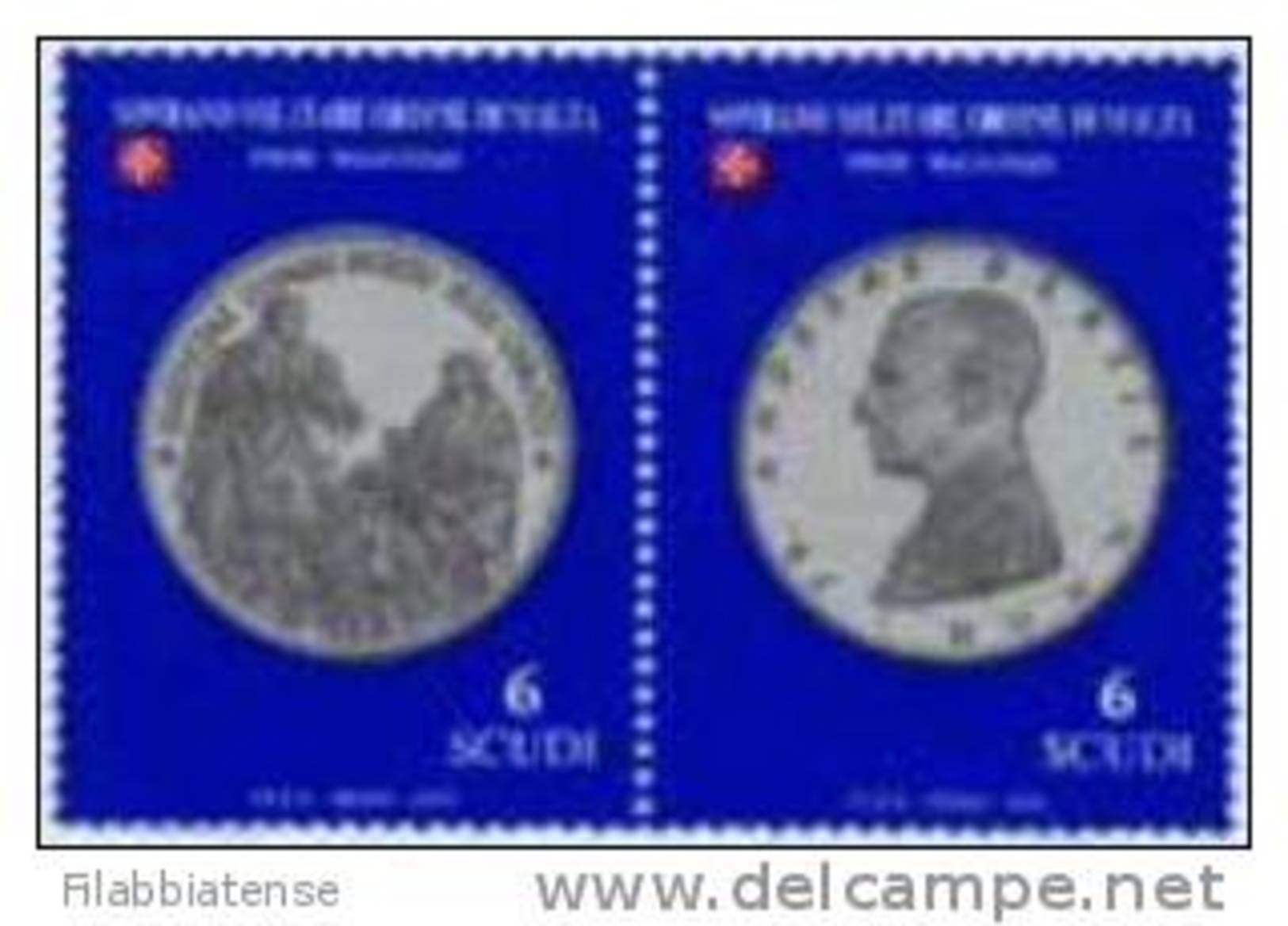 2001 - 676/77 Monete - II ---- - Malte (Ordre De)