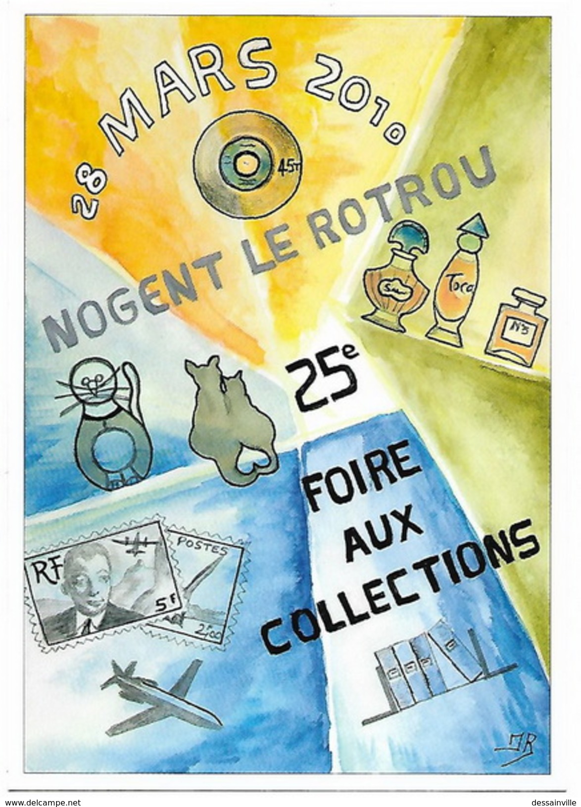 NOGENT LE ROTROU  FOIRE AUX COLLECTIONS 2010  1000 Exemplaires - Bourses & Salons De Collections