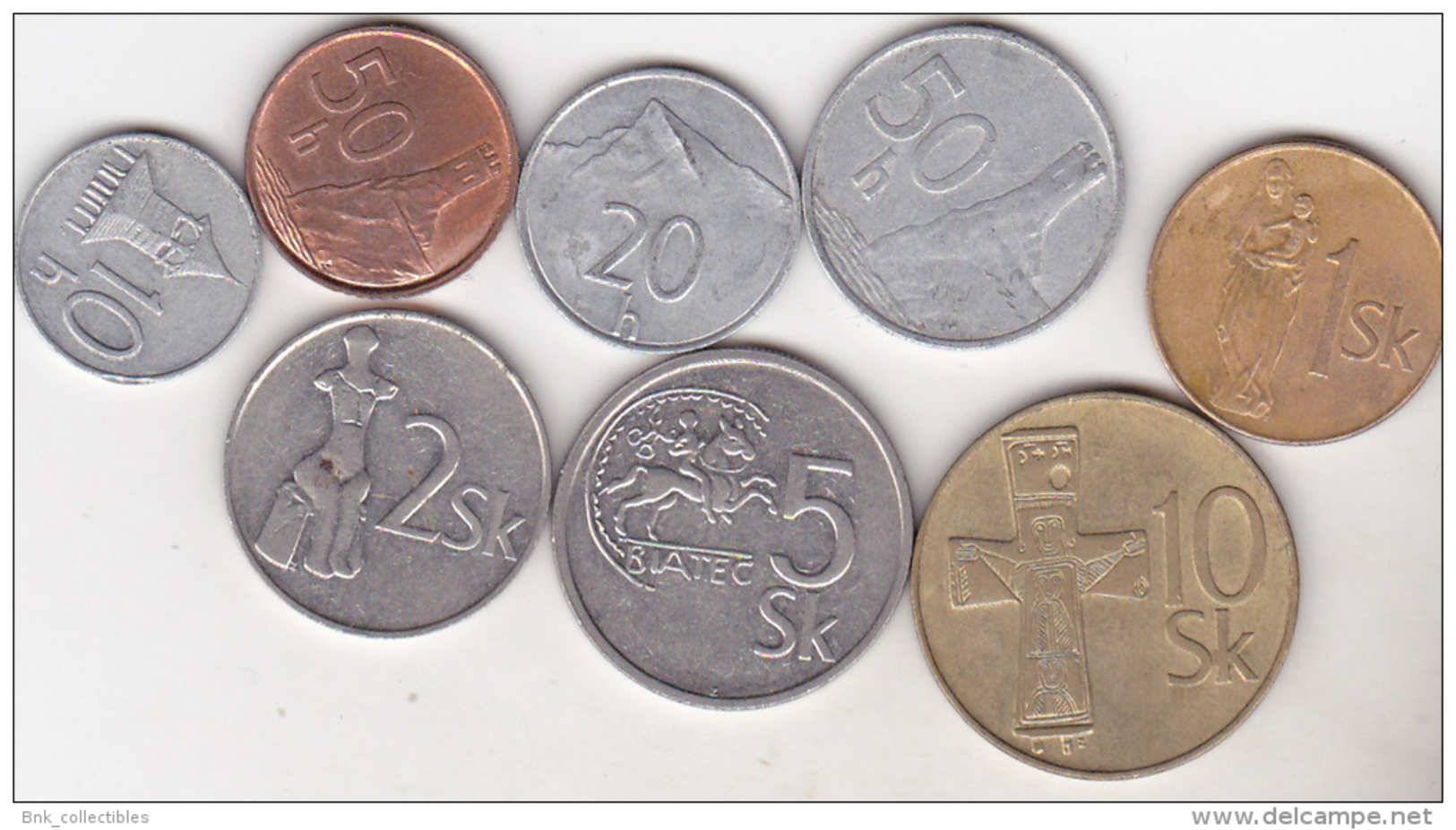 Slovakia - 8 Coins Set - Slovaquie