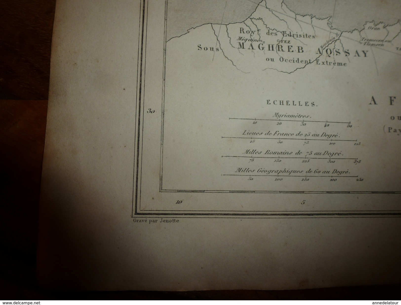 1861 Carte Géographique EUROPE  à L'époque De CHARLEMAGNE , Par Drioux Et Leroy; Gravure De Jenotte ,imprimerie Bréhier - Cartes Géographiques