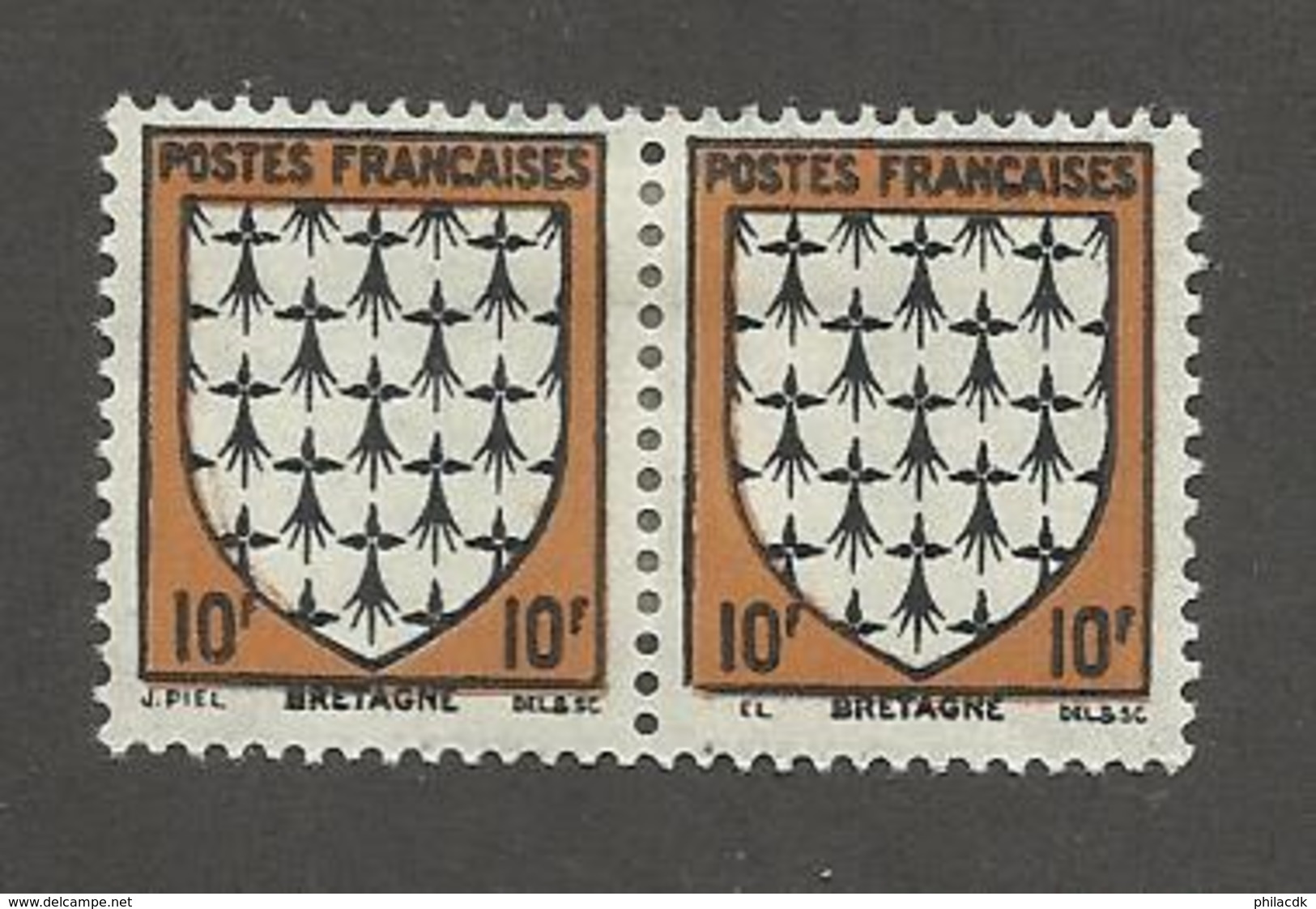 FRANCE - N°YT 573/73a) EL AU LIEU DE PIEL NEUFS* AVEC CHARNIERE  - COTE YT : 20&euro; - 1943 - Neufs
