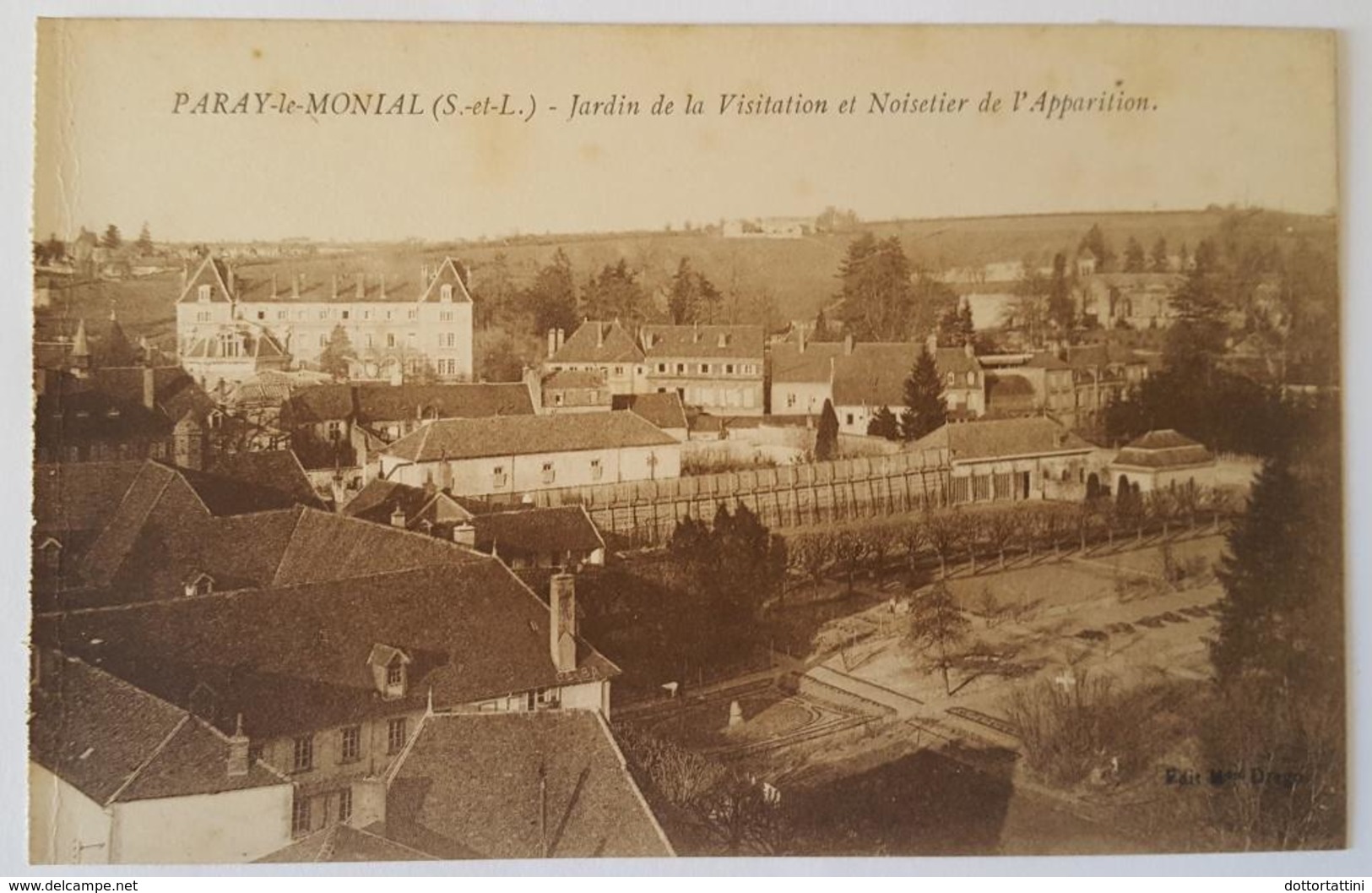 PARAY-le-MONIAL - Saône-et-Loire - Jardin De La Visitation Et Noisetier De L'Apparition - Very Old - Paray Le Monial