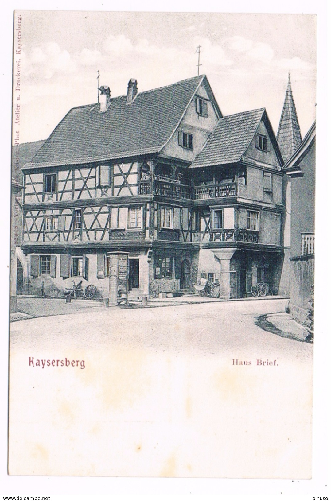 FR-3419   KAYSERSBERG  Haus Brief - Kaysersberg