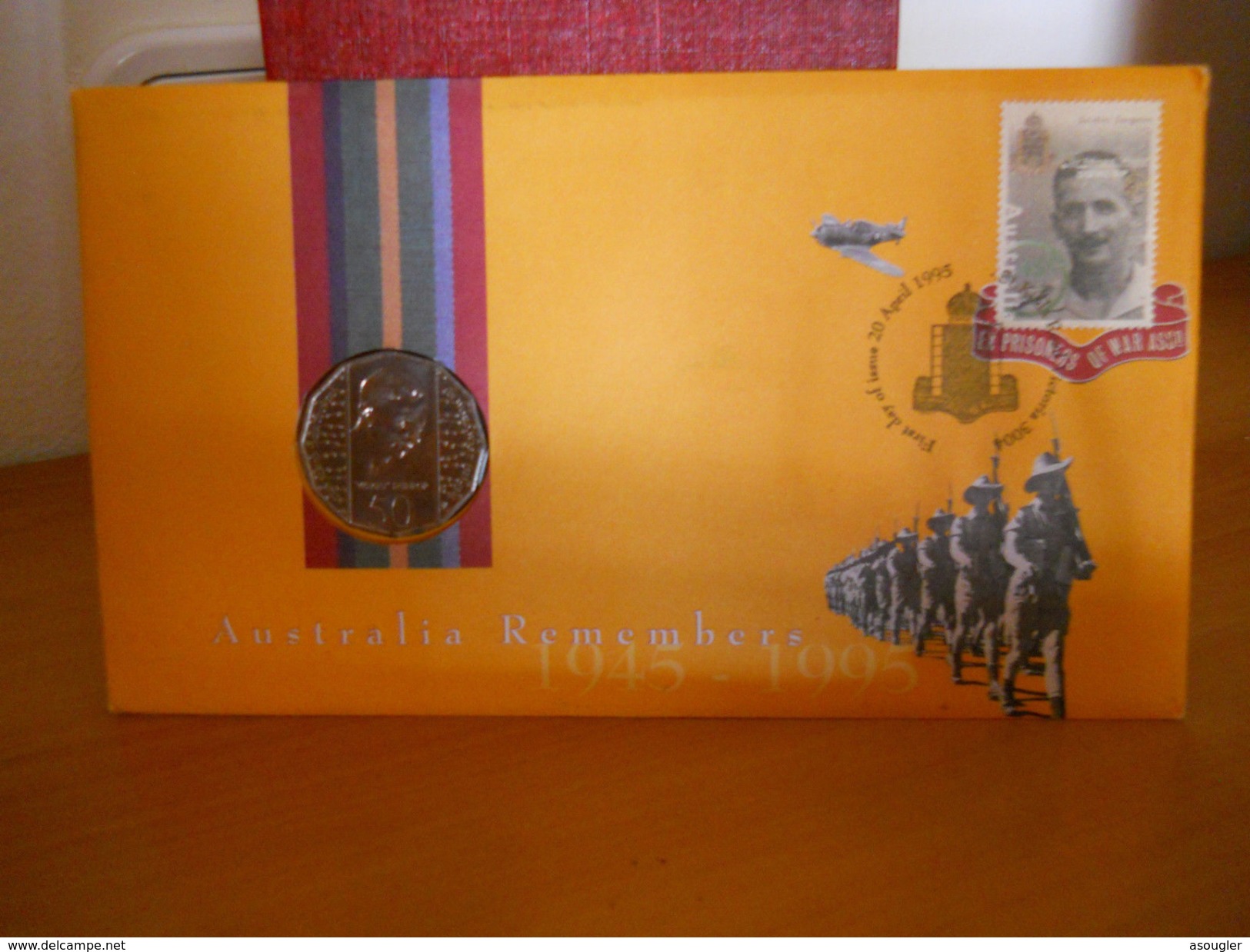 AUSTRALIA 50 CENTS 1995 "AUSTRALIA REMEMBERS 1945-1995" - Verzamelingen