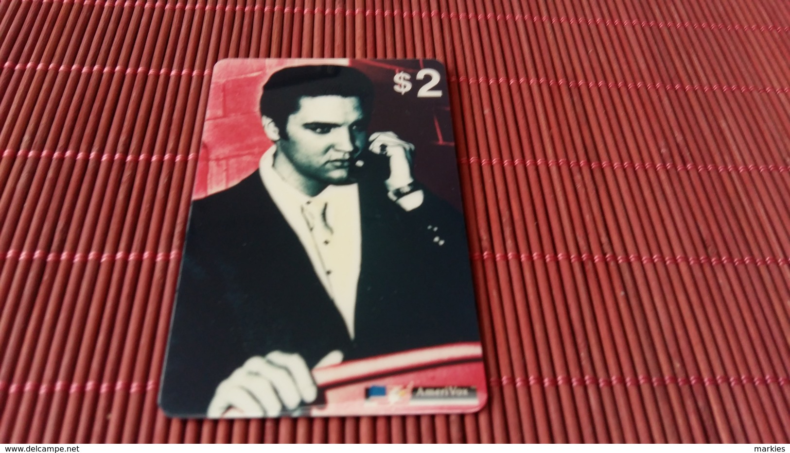 Phonecard Elvis Presley Ameri Vox  (Mint,Neuve) Rare - Amerivox