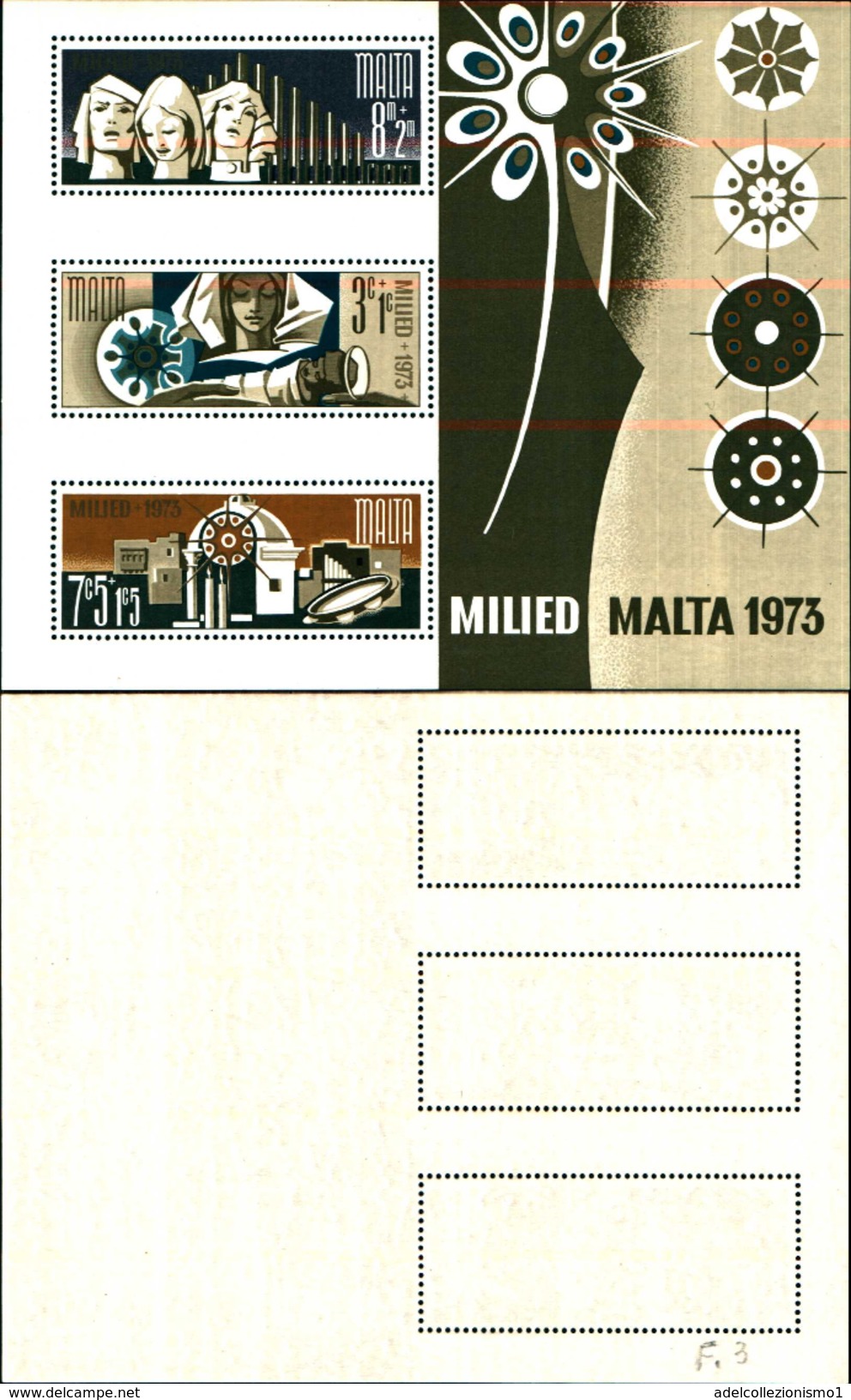 86755)  NATALE - CHRISTMAS MALTA 1973 Block -1- BF-MNH- VEDI FOTO - Malta