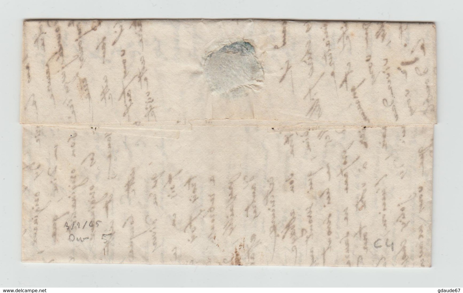 1843 - LETTRE De FAVERGES Pour CRECY Ou à THONON (ETAT DE SAVOIE / SARDE) - 1801-1848: Précurseurs XIX