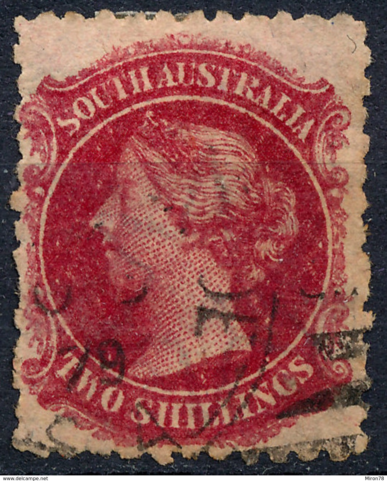 Stamp SOUTH AUSTRALIA Queen Victoria 2sh Used Lot#6 - Oblitérés